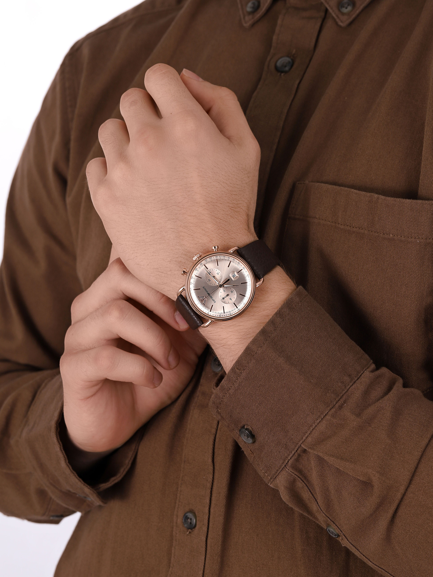 zegarek Emporio Armani AR11106 męski z tachometr Sports and Fashion - miniatura 3