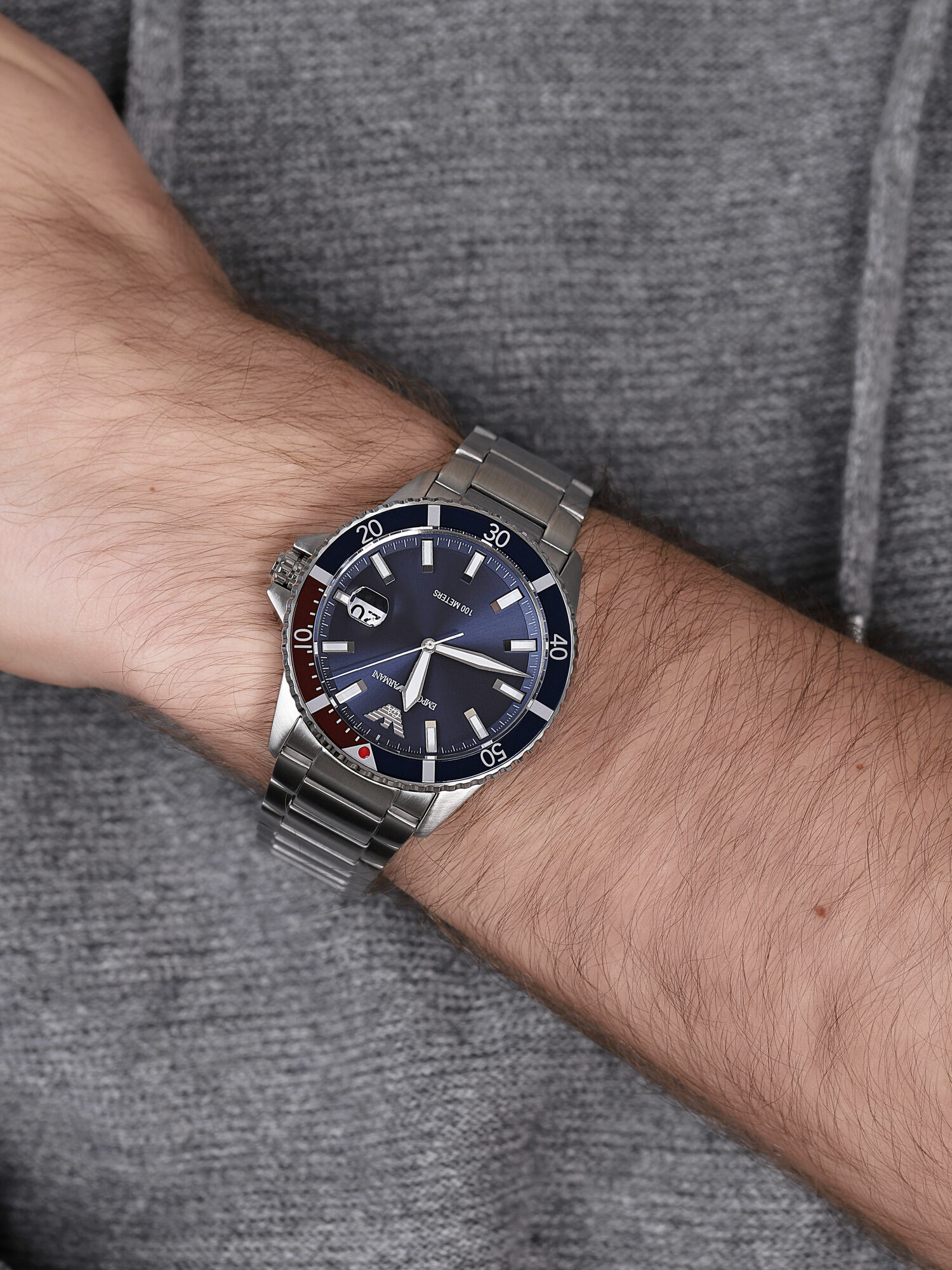 zegarek Emporio Armani AR11339 kwarcowy męski Sports and Fashion MARIO - miniatura 3