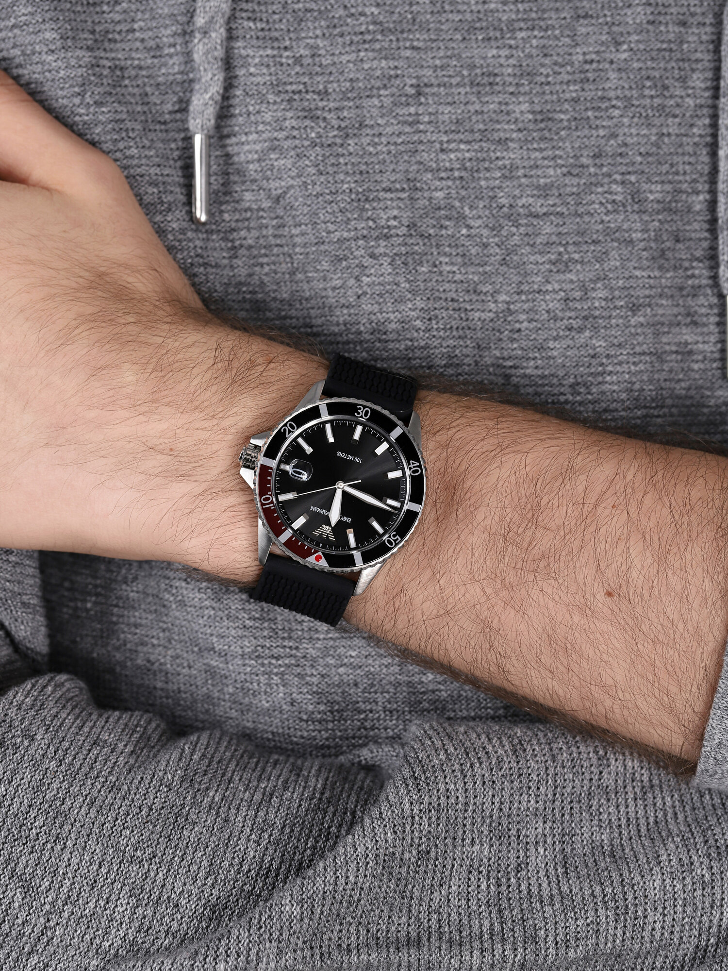 zegarek Emporio Armani AR11341 kwarcowy męski Sports and Fashion MARIO - miniatura 3