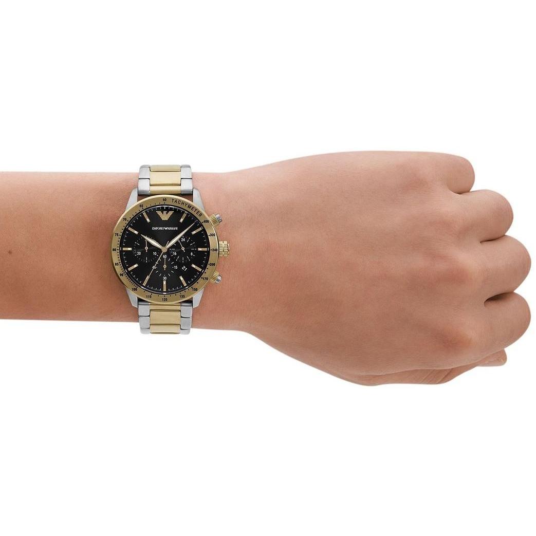 zegarek Emporio Armani AR11521 srebrny Mario - miniatura 6