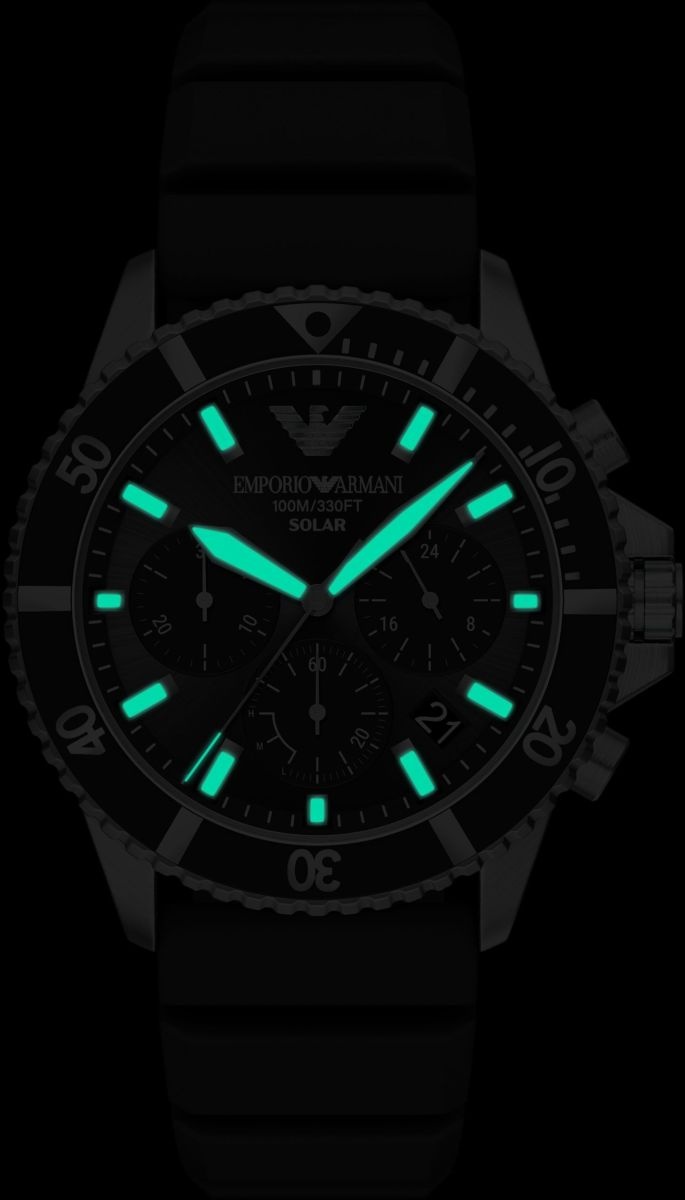 zegarek Emporio Armani AR11830 World Explorer Solar World Explorer mineralne - miniatura 8