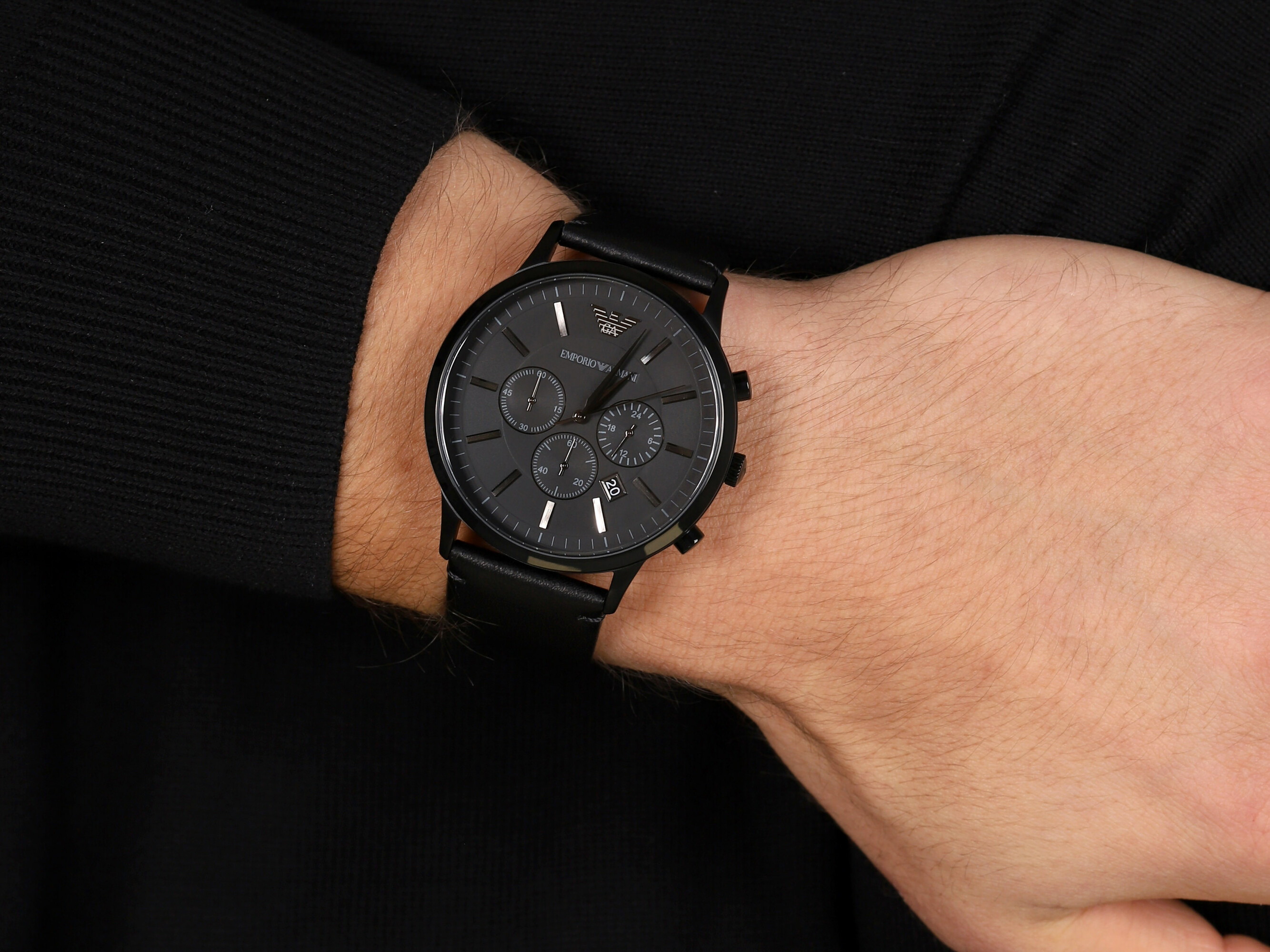 zegarek Emporio Armani AR2461 RENATO męski z chronograf Sports and Fashion - miniatura 4