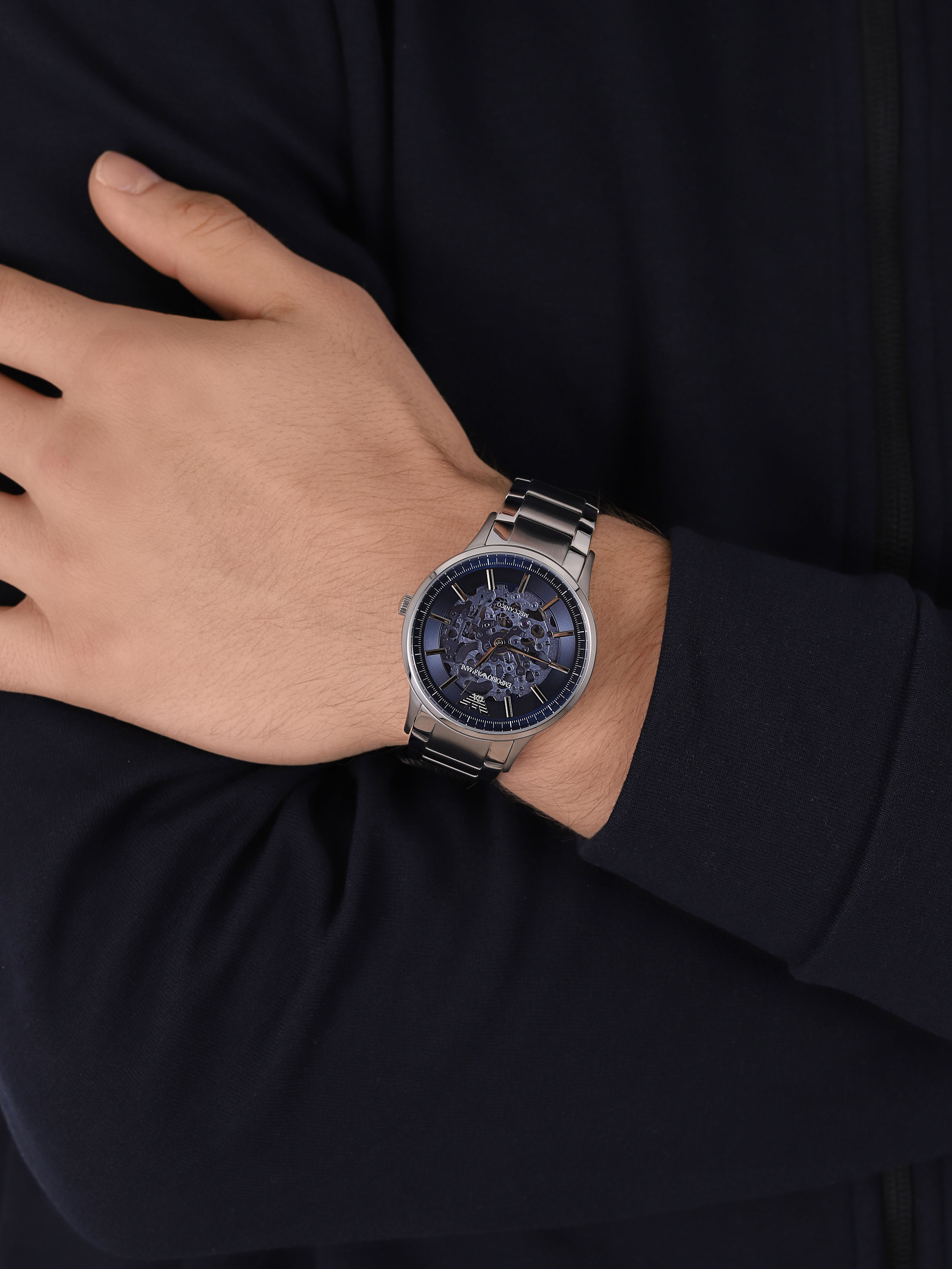 zegarek Emporio Armani AR60037 automatyczny męski Renato - miniatura 3