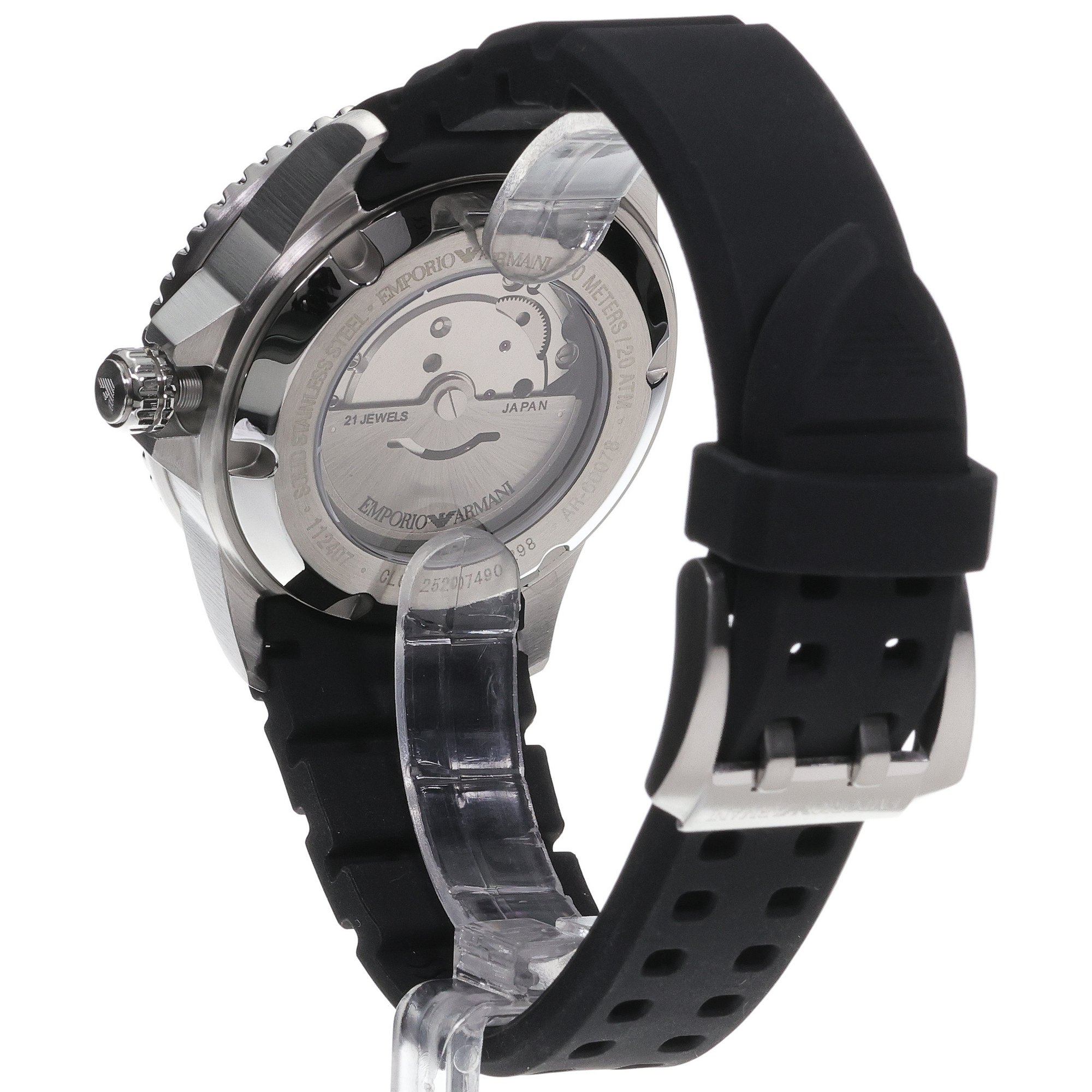 zegarek Emporio Armani AR60078 automatyczny męski Diver DIVER AUTOMATIC SEA EXPLORER - miniatura 4