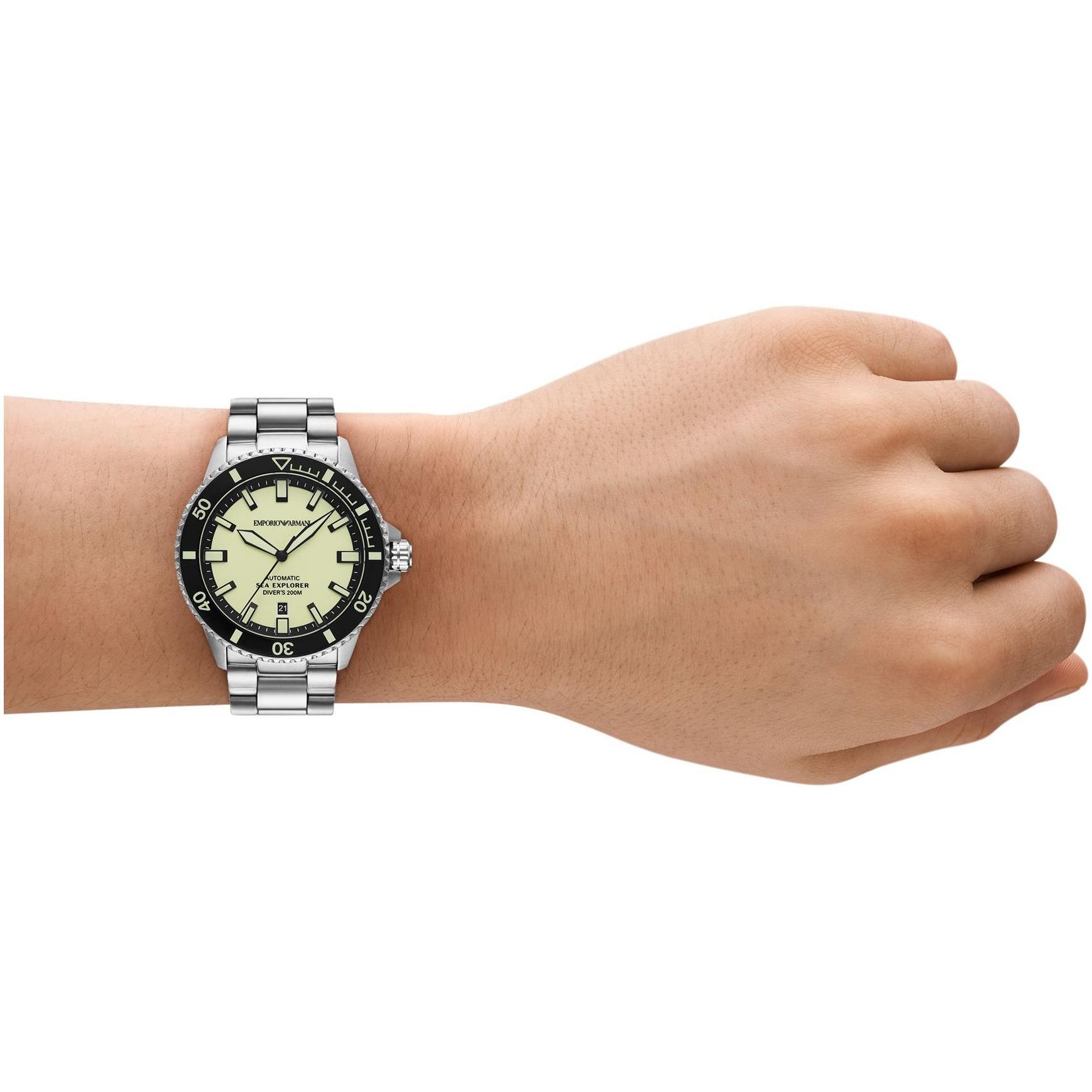 zegarek Emporio Armani AR60083 automatyczny męski Diver - miniatura 5