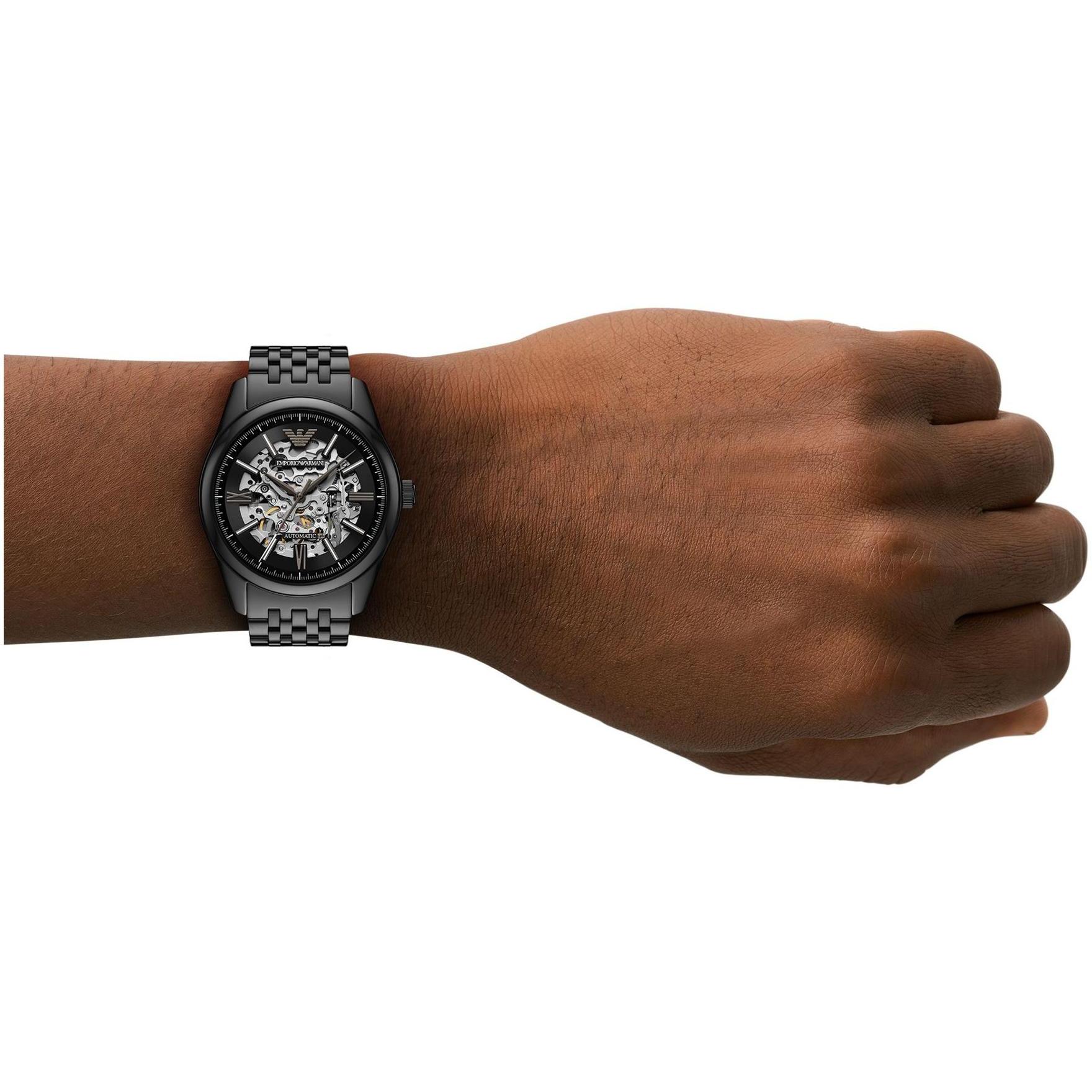 zegarek Emporio Armani AR60093 mechaniczny męski Meccanico - miniatura 5