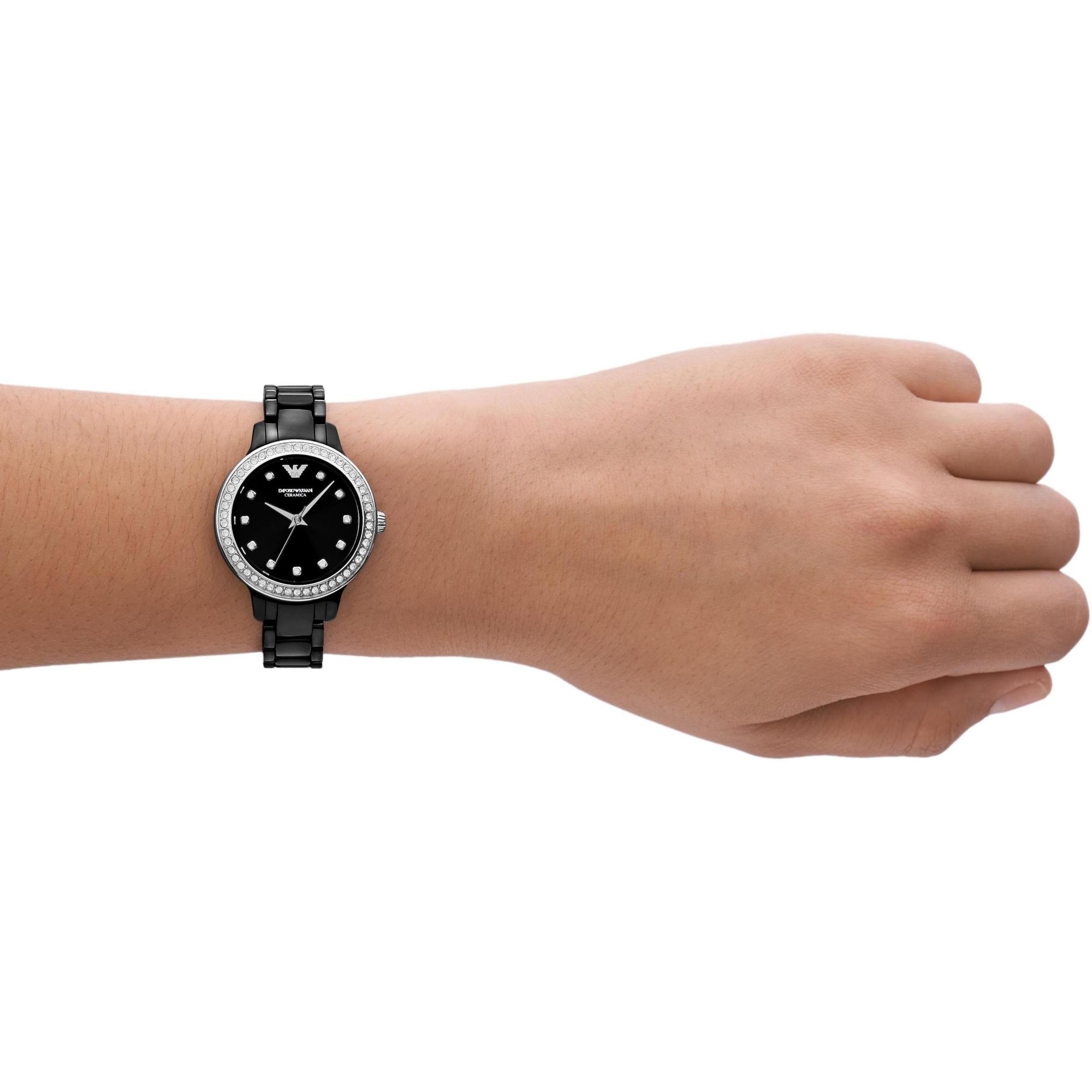 zegarek Emporio Armani AR70008 kwarcowy damski Ceramic CERAMIC - miniatura 5