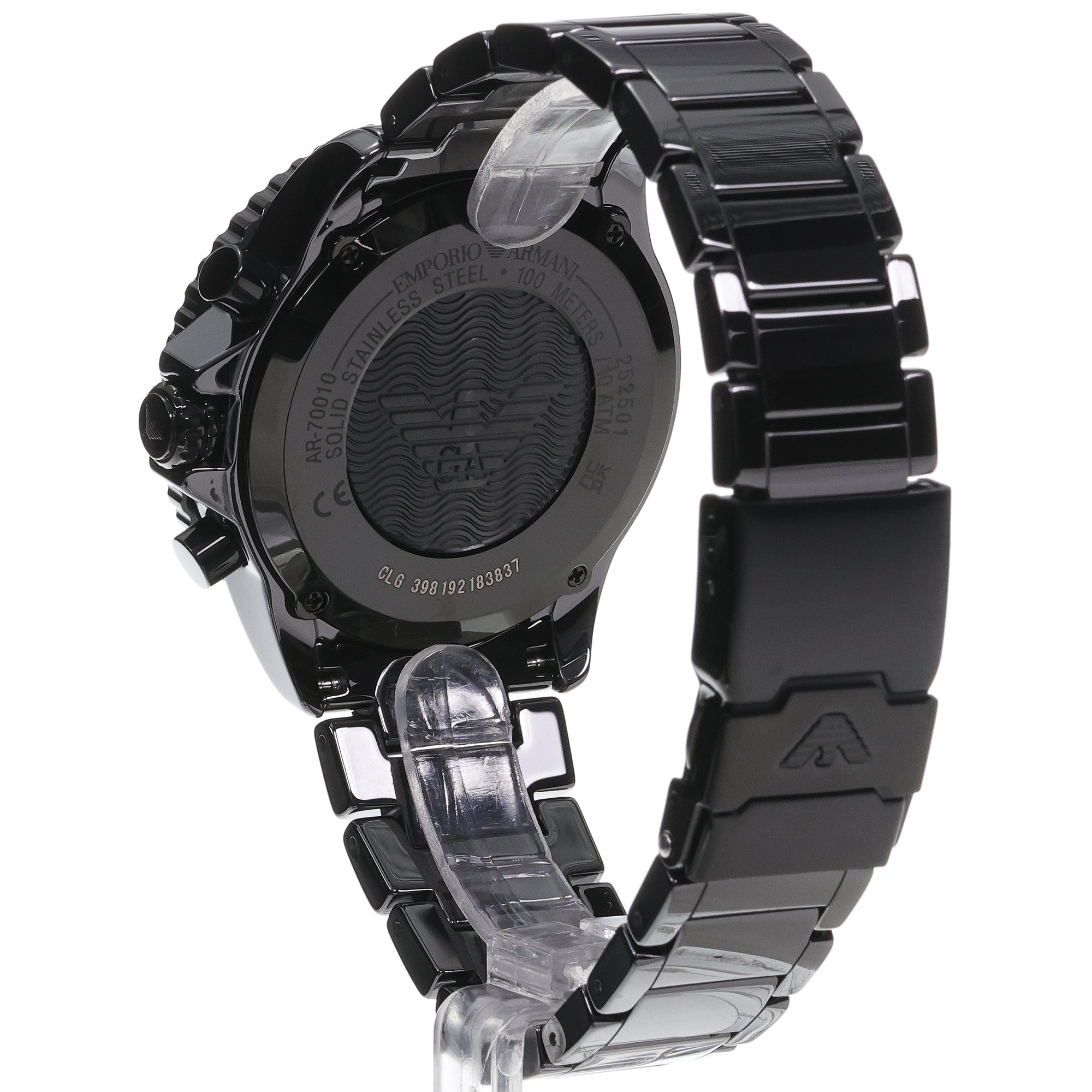 zegarek Emporio Armani AR70010 kwarcowy męski Ceramic CERAMIC - miniatura 4