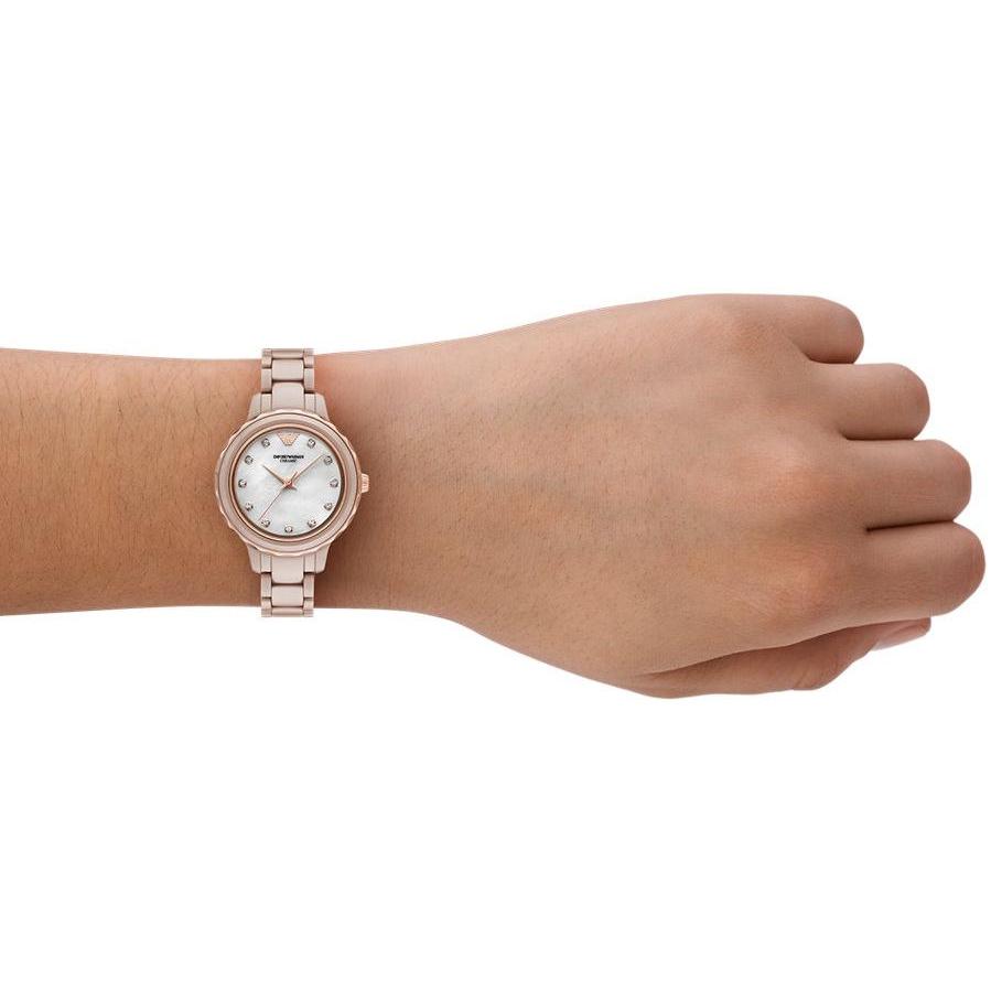 zegarek Emporio Armani AR70018 różowy Emporio Armani - miniatura 6