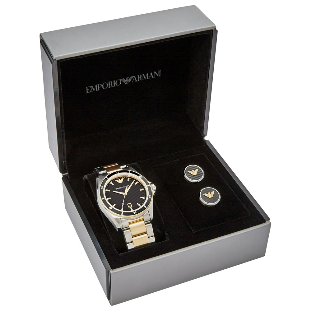 Emporio Armani AR80017 męski zegarek Classics bransoleta - miniatura 3
