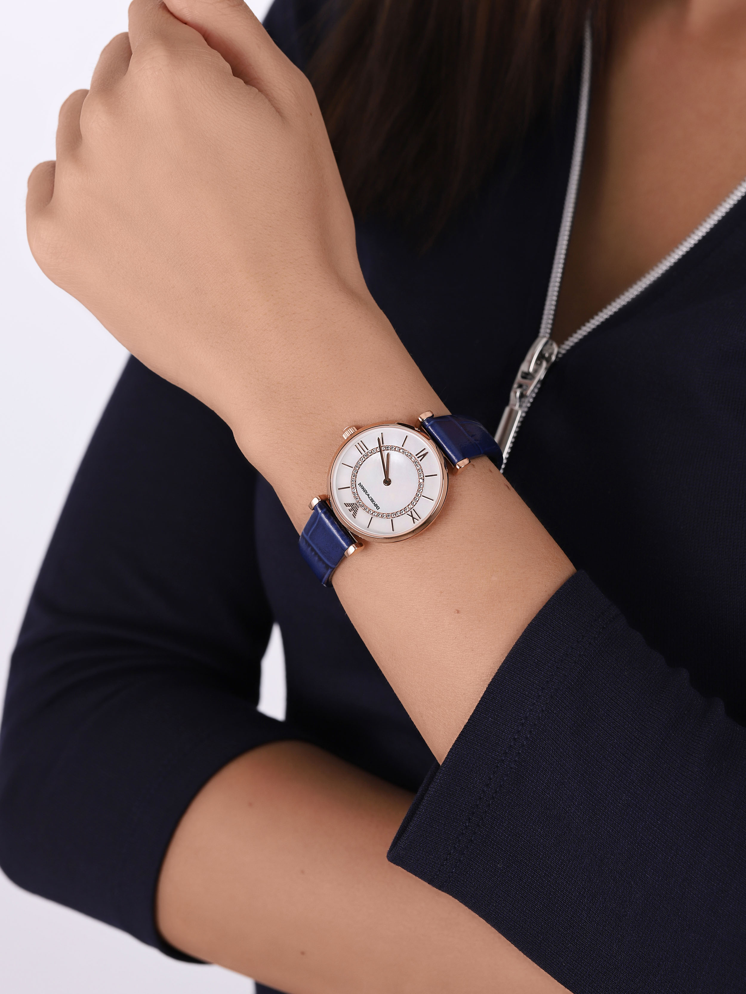 zegarek Emporio Armani AR80053 kwarcowy damski Gianni - miniatura 3