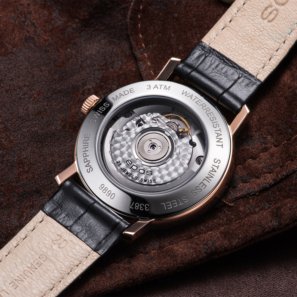 zegarek Epos 3387.152.24.28.15 różowe złoto Originale - miniatura 7