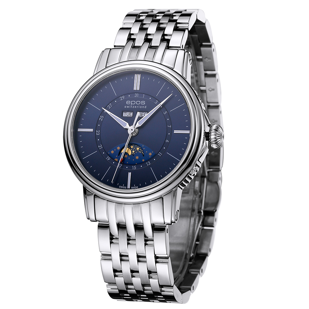 zegarek Epos 3391.832.20.56.30 srebrny Emotion - miniatura 6