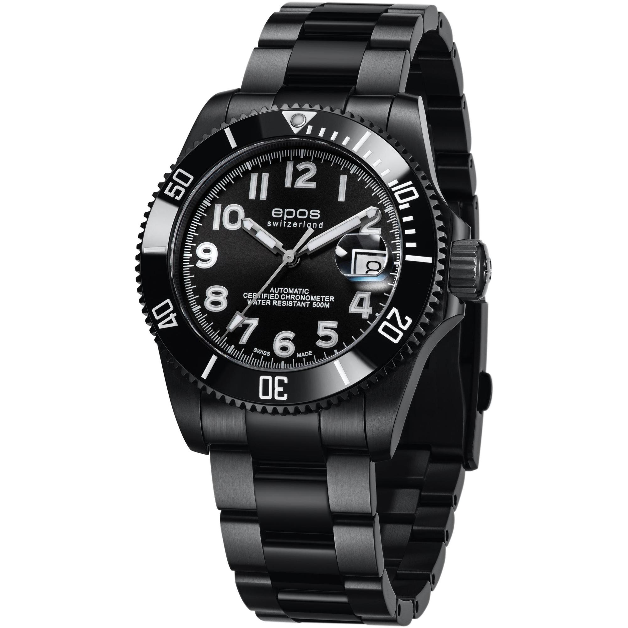 zegarek Epos 3504138853595 Sportive 3504 Diver Chronometer Limited Edition Sportive szafirowe - miniatura 12