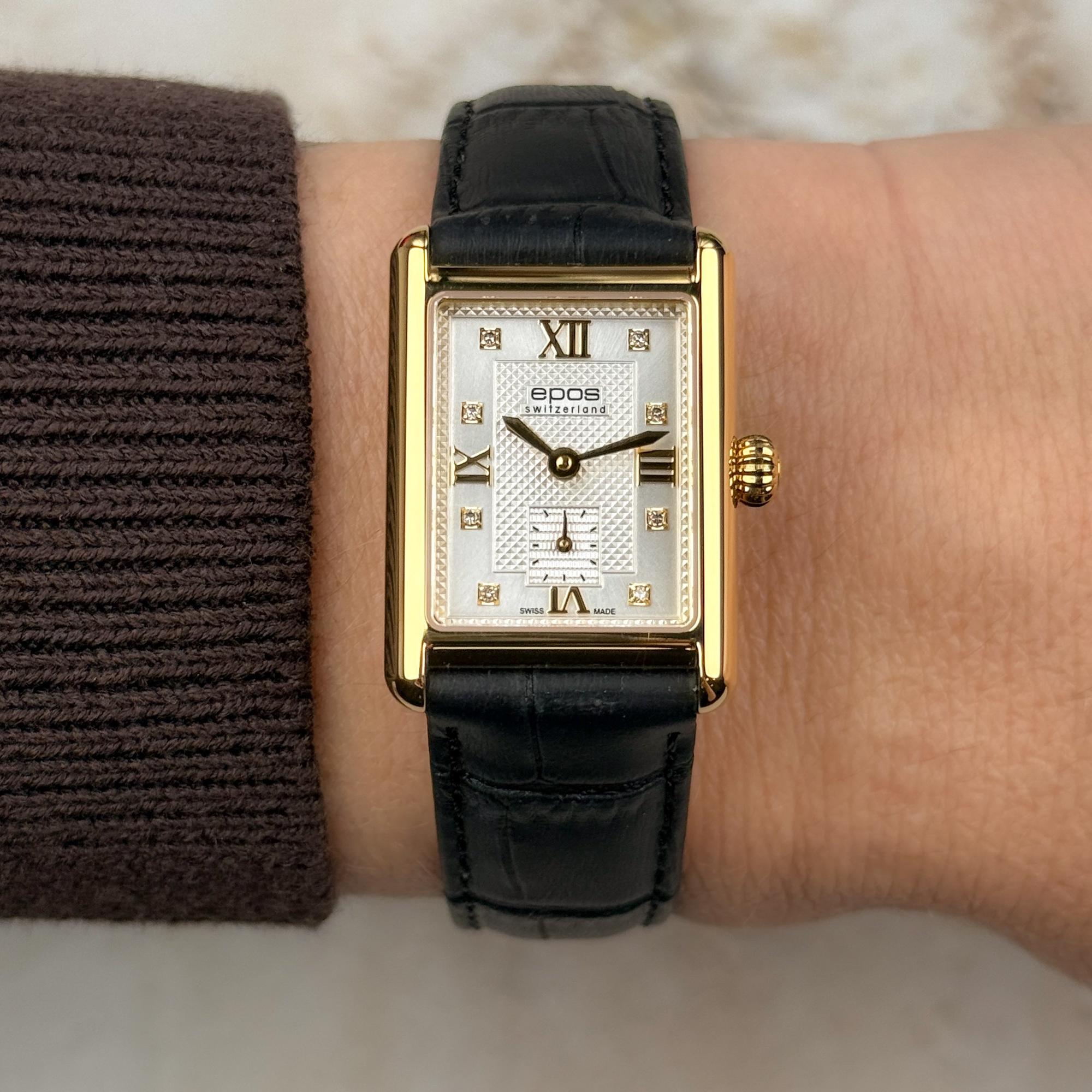 zegarek Epos 8002702228015 kwarcowy damski Ladies Ladies Req Diamonds