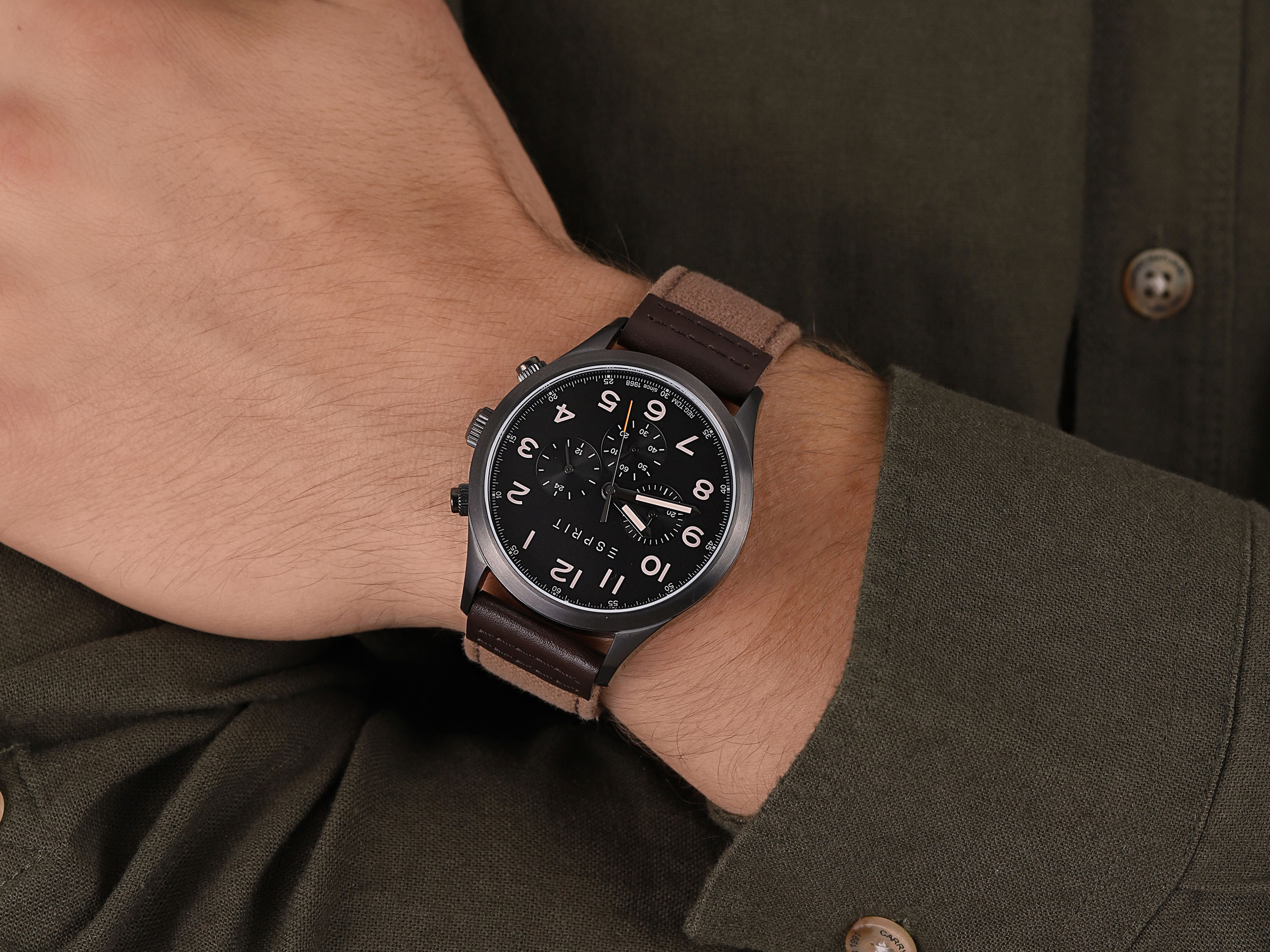 zegarek Esprit ES109201002 męski z chronograf Męskie - miniatura 4