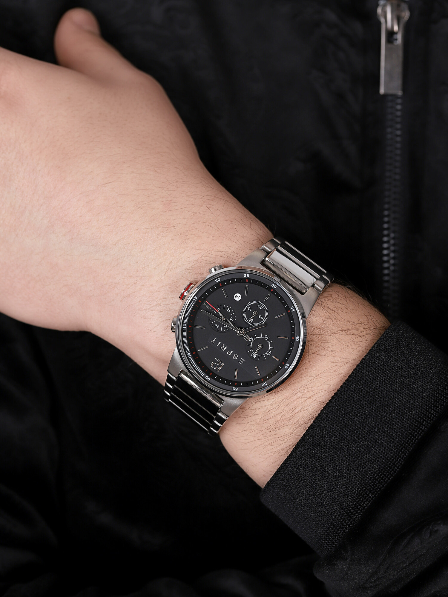 zegarek Esprit ES1G025M0065 męski z chronograf Męskie - miniatura 3