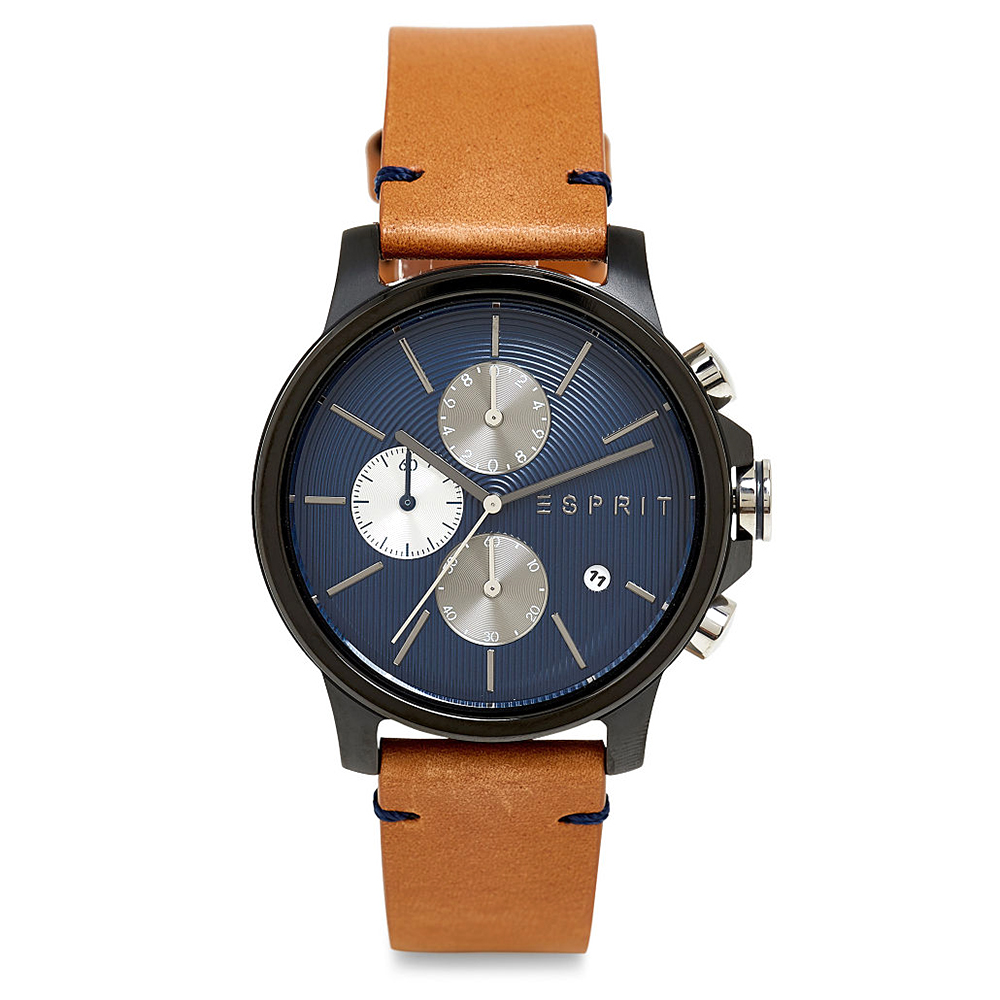 Esprit ES1G155L0045 zegarek czarny klasyczny Męskie pasek - miniatura 5