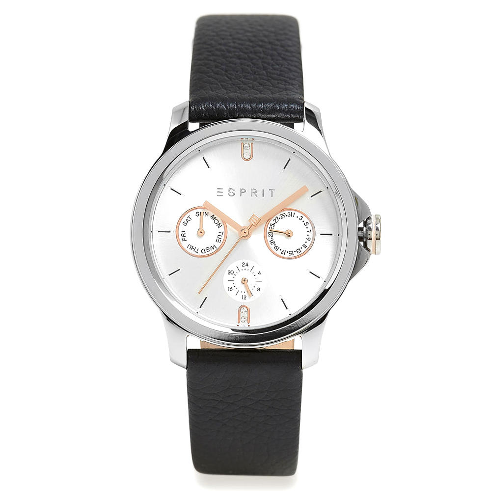 Esprit ES1L145L0015 zegarek srebrny klasyczny Damskie pasek - miniatura 5
