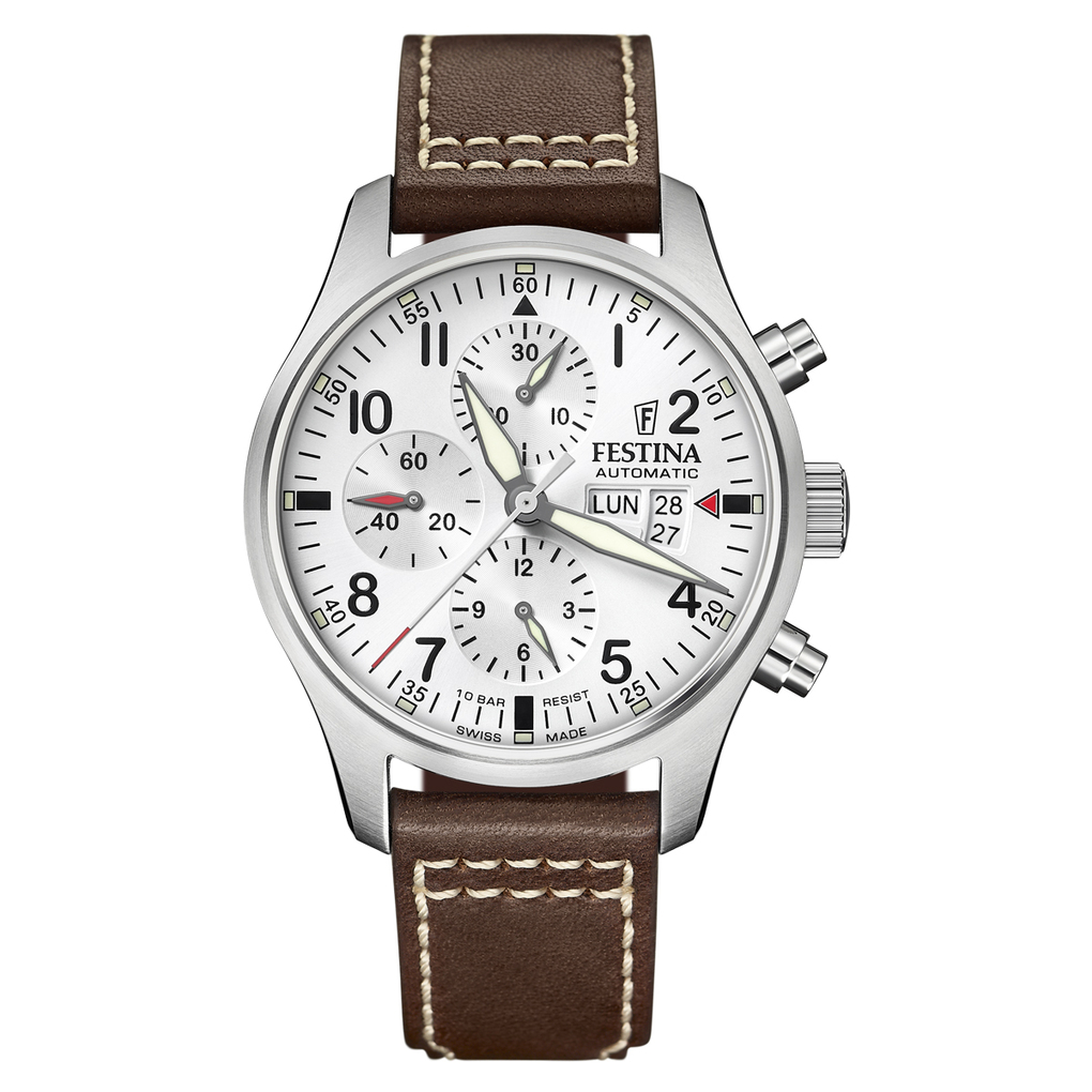 zegarek F20150-1 F20150-1 męski z chronograf Automatic - miniatura 3