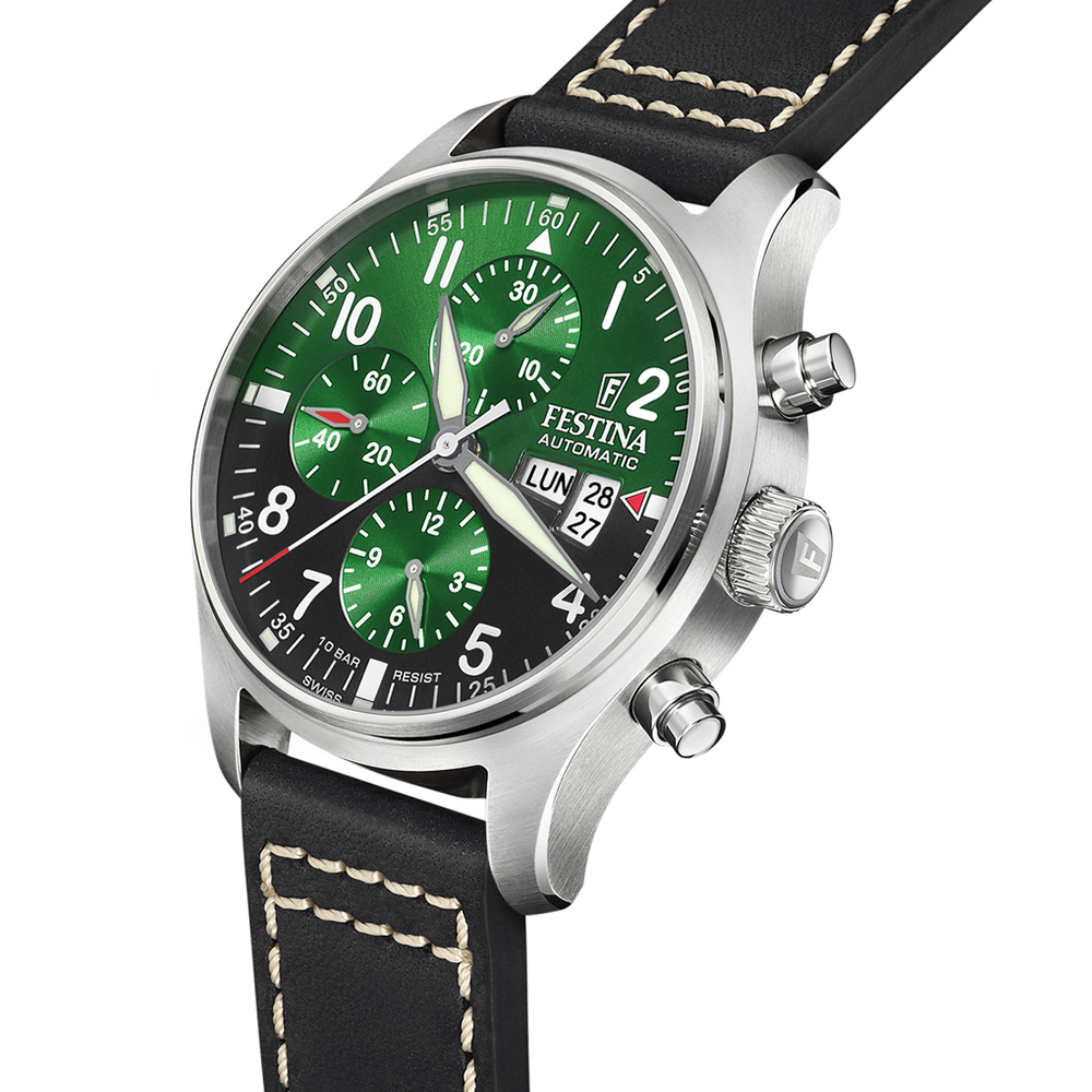zegarek F20150-4 F20150-4 męski z chronograf Automatic - miniatura 3