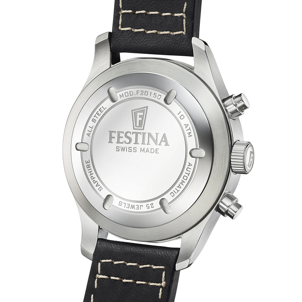 zegarek F20150-4 srebrny Automatic