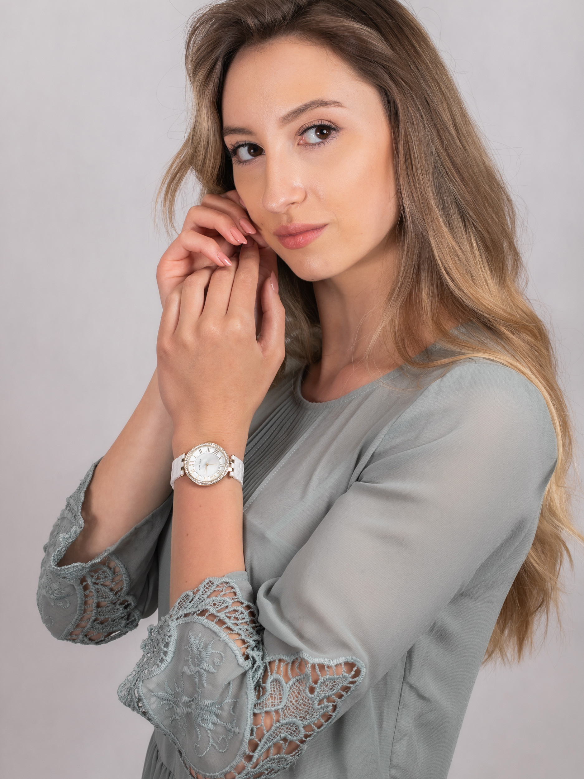 Anne Klein AK-2130WTGB zegarek damski Bransoleta - miniatura 2