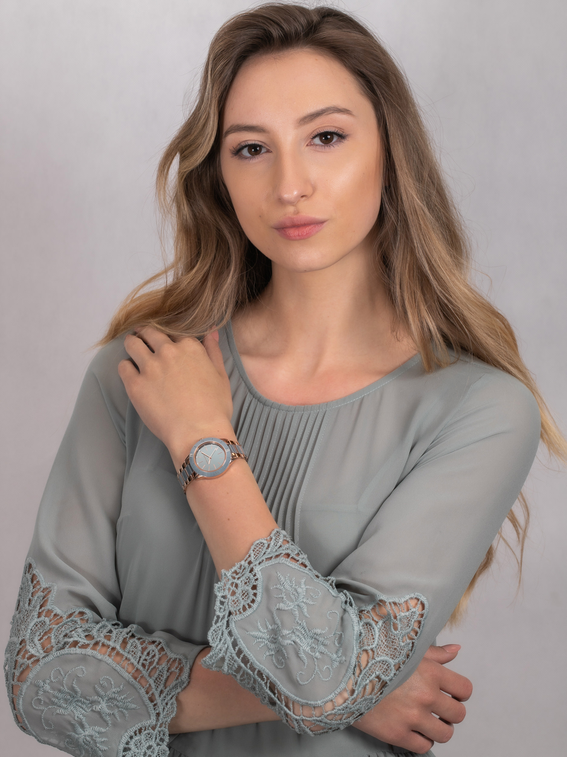 Anne Klein AK-3160BLRG zegarek damski Bransoleta - miniatura 2