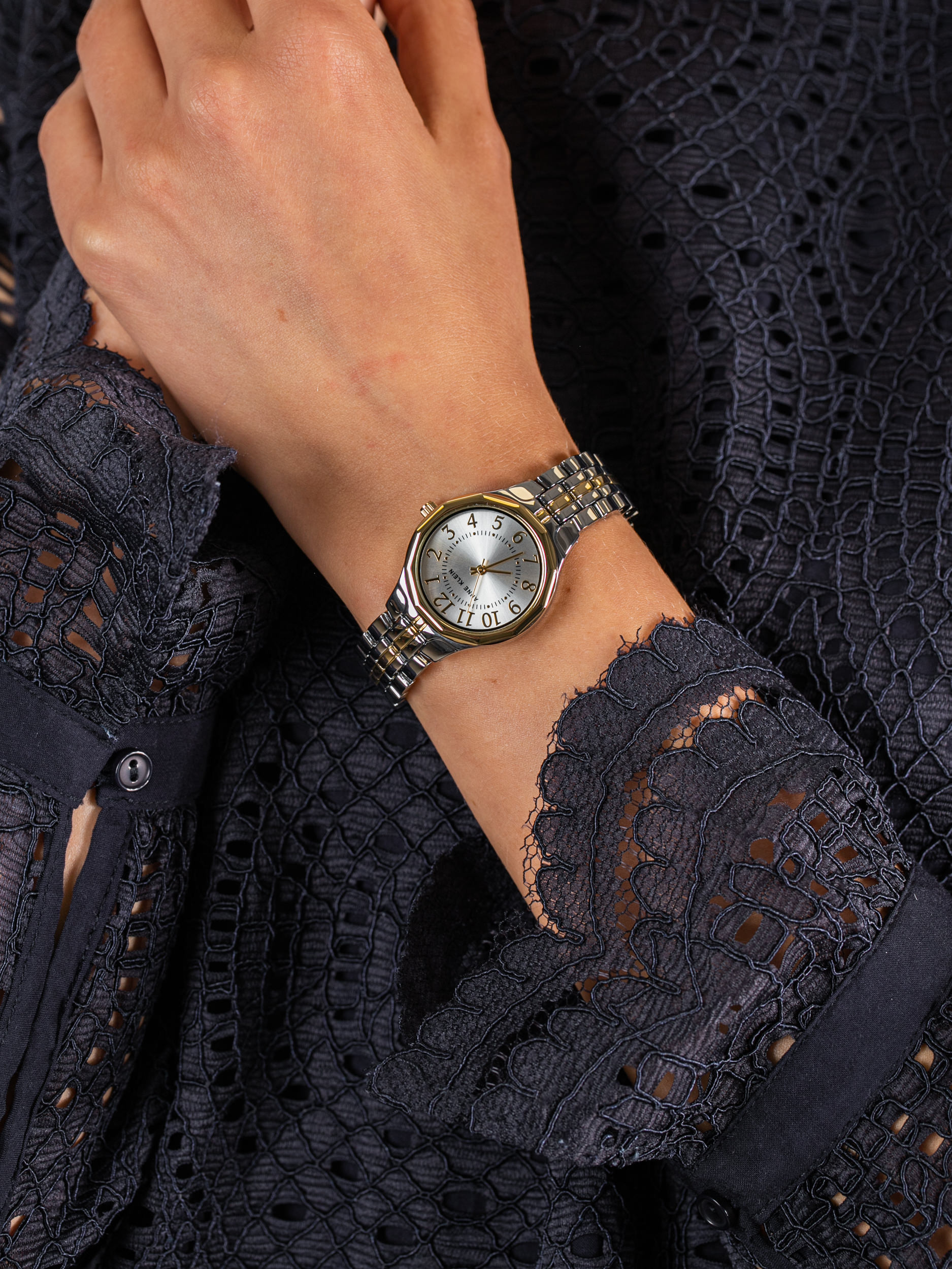 Anne Klein AK-3491SVTT damski zegarek Bransoleta bransoleta - miniatura 3