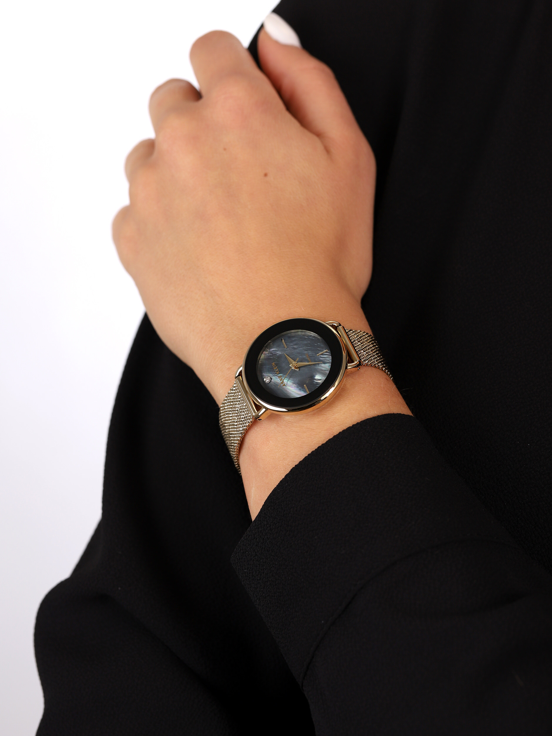 Anne Klein AK-3686BKGB damski zegarek Bransoleta bransoleta - miniatura 3