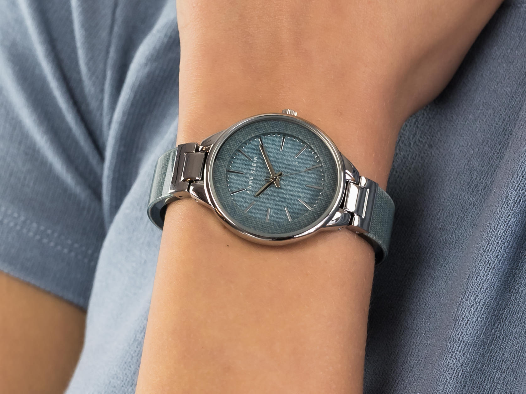 Anne Klein AK-1409LTDM zegarek fashion/modowy Bransoleta