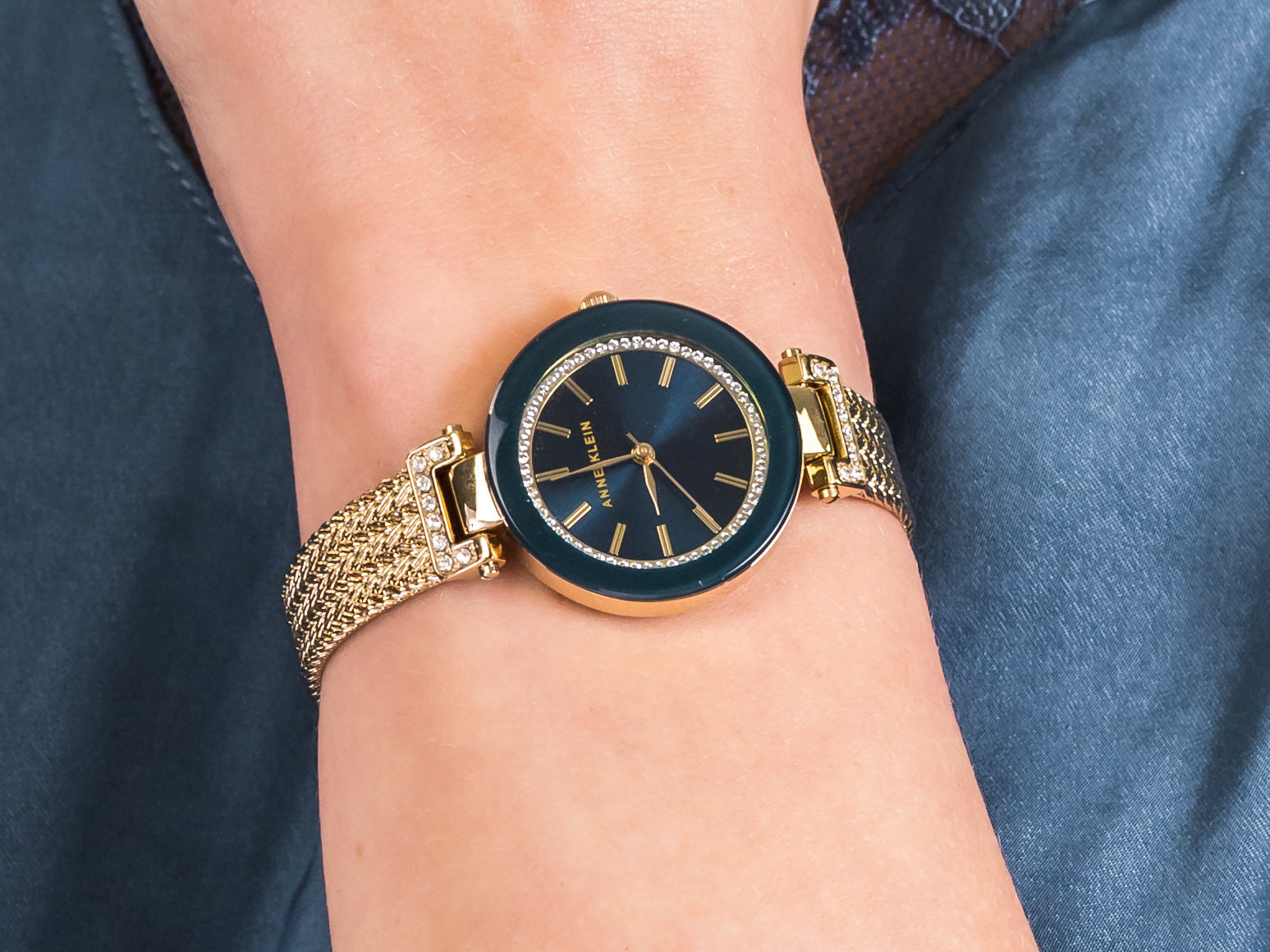Anne Klein AK-1906NVGB zegarek fashion/modowy Bransoleta - miniatura 4