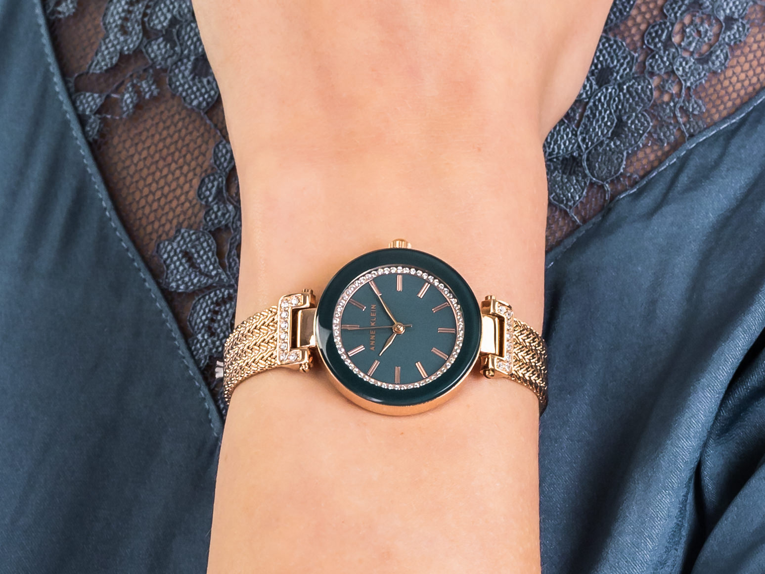 Anne Klein AK-1906NVRG zegarek fashion/modowy Bransoleta - miniatura 4