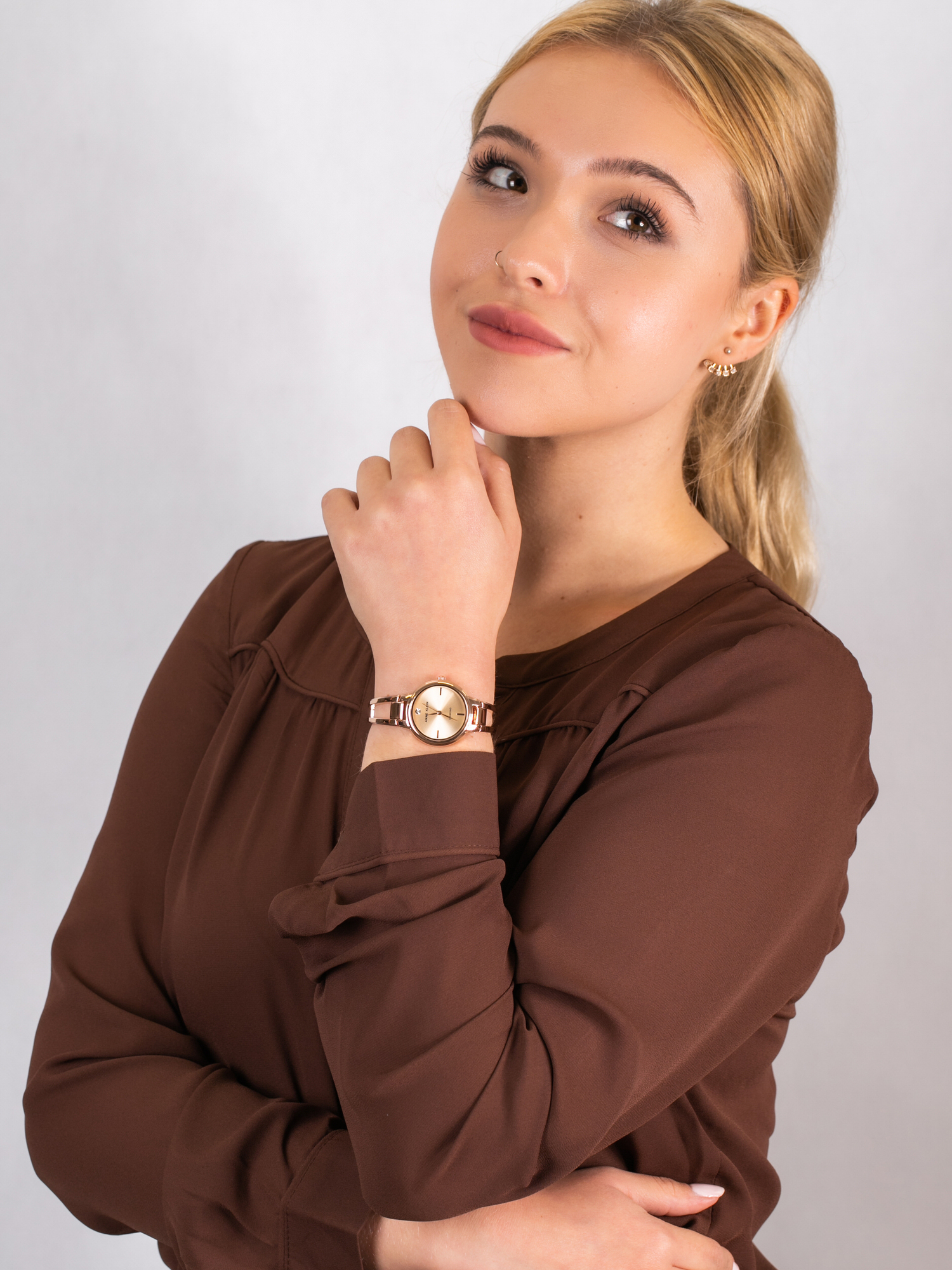 Anne Klein AK-2626RGRG zegarek damski Bransoleta - miniatura 2