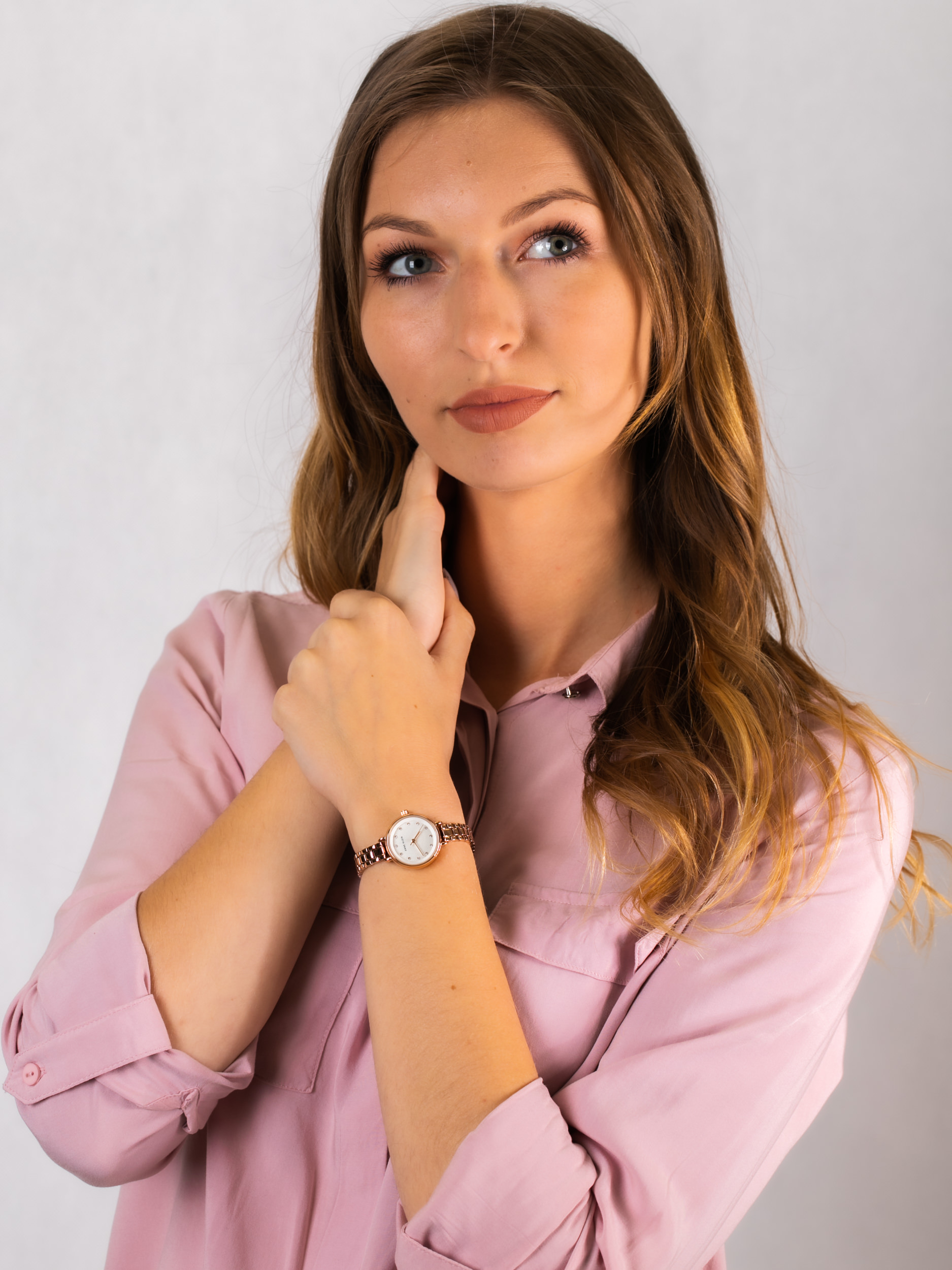 Anne Klein AK-2662SVRG zegarek damski Bransoleta - miniatura 2