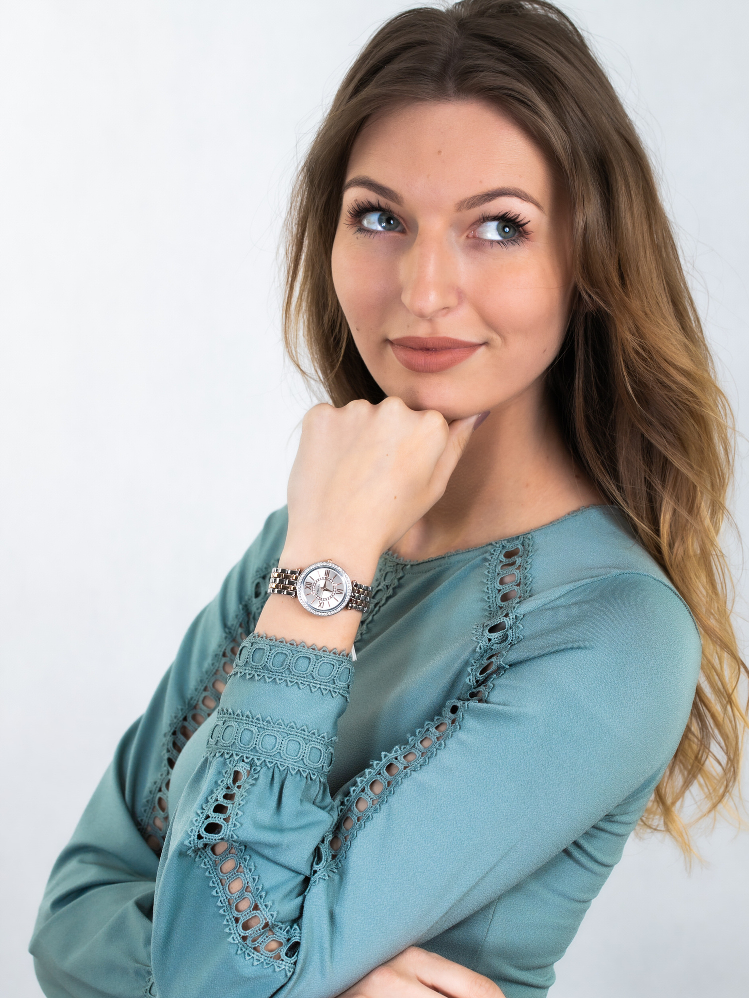 Anne Klein AK-2967SVRT zegarek damski Bransoleta - miniatura 2