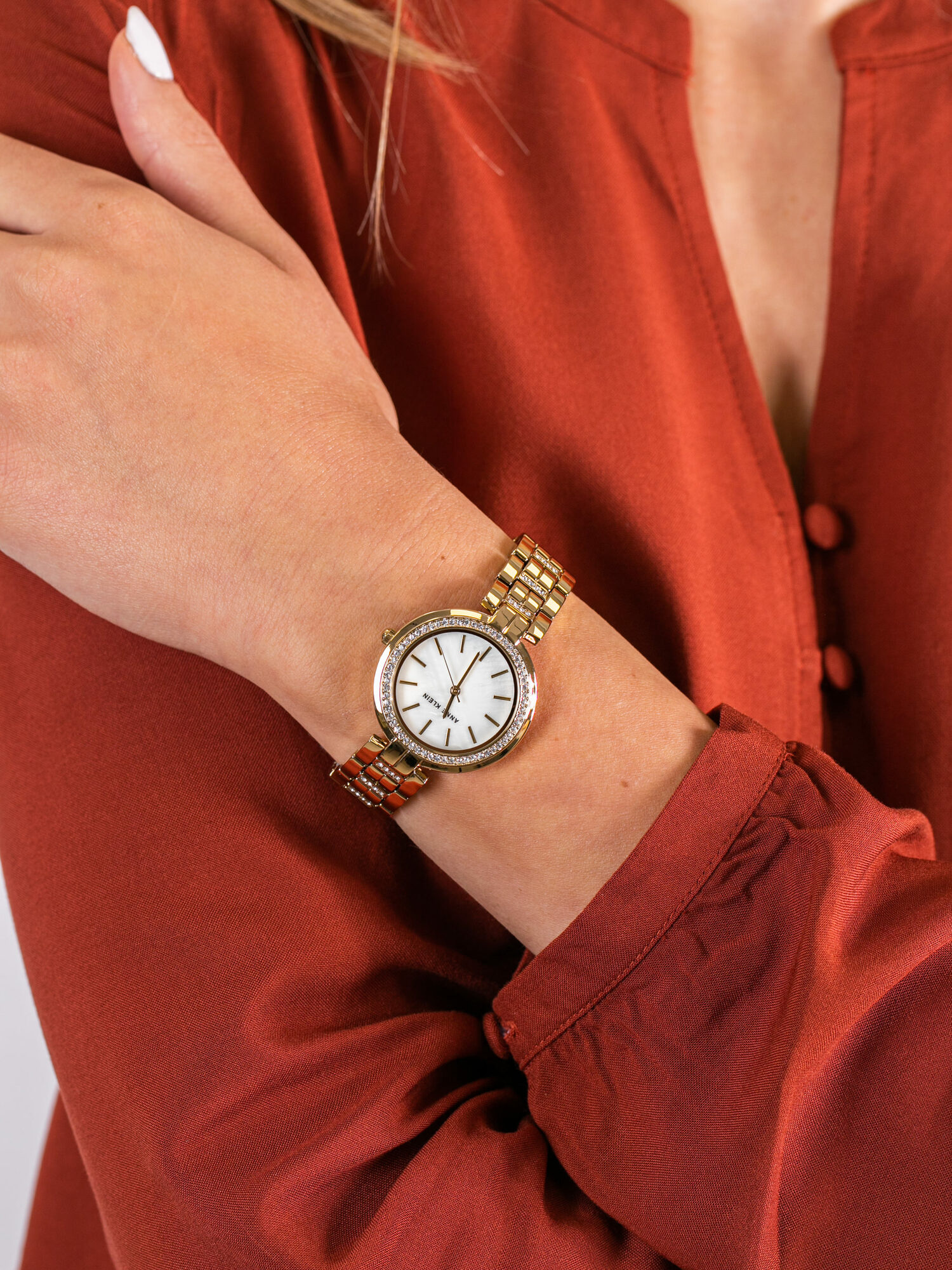 Anne Klein AK-2968MPGB damski zegarek Bransoleta bransoleta - miniatura 3