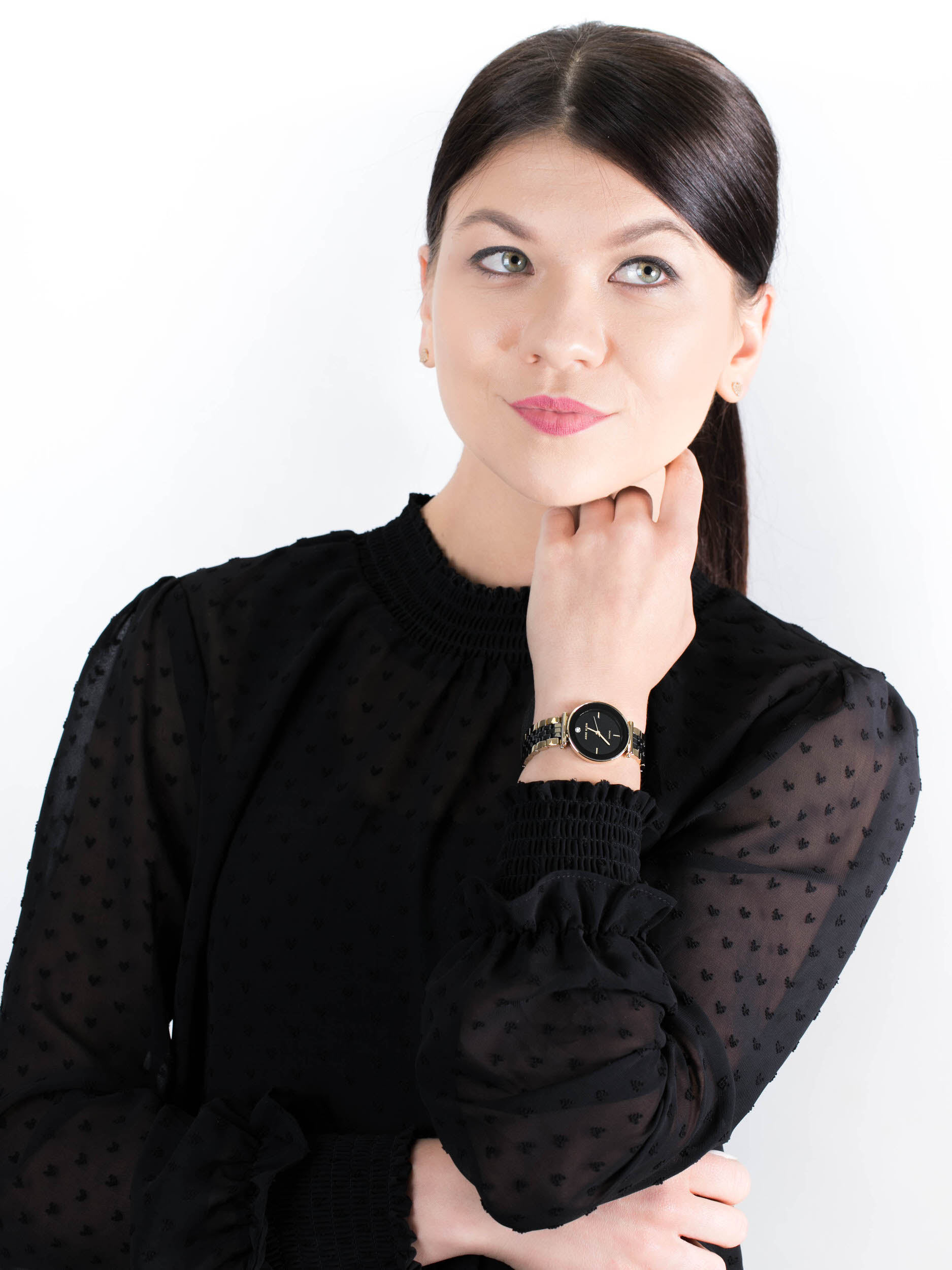 Anne Klein AK-3158BKGB zegarek damski Bransoleta - miniatura 2
