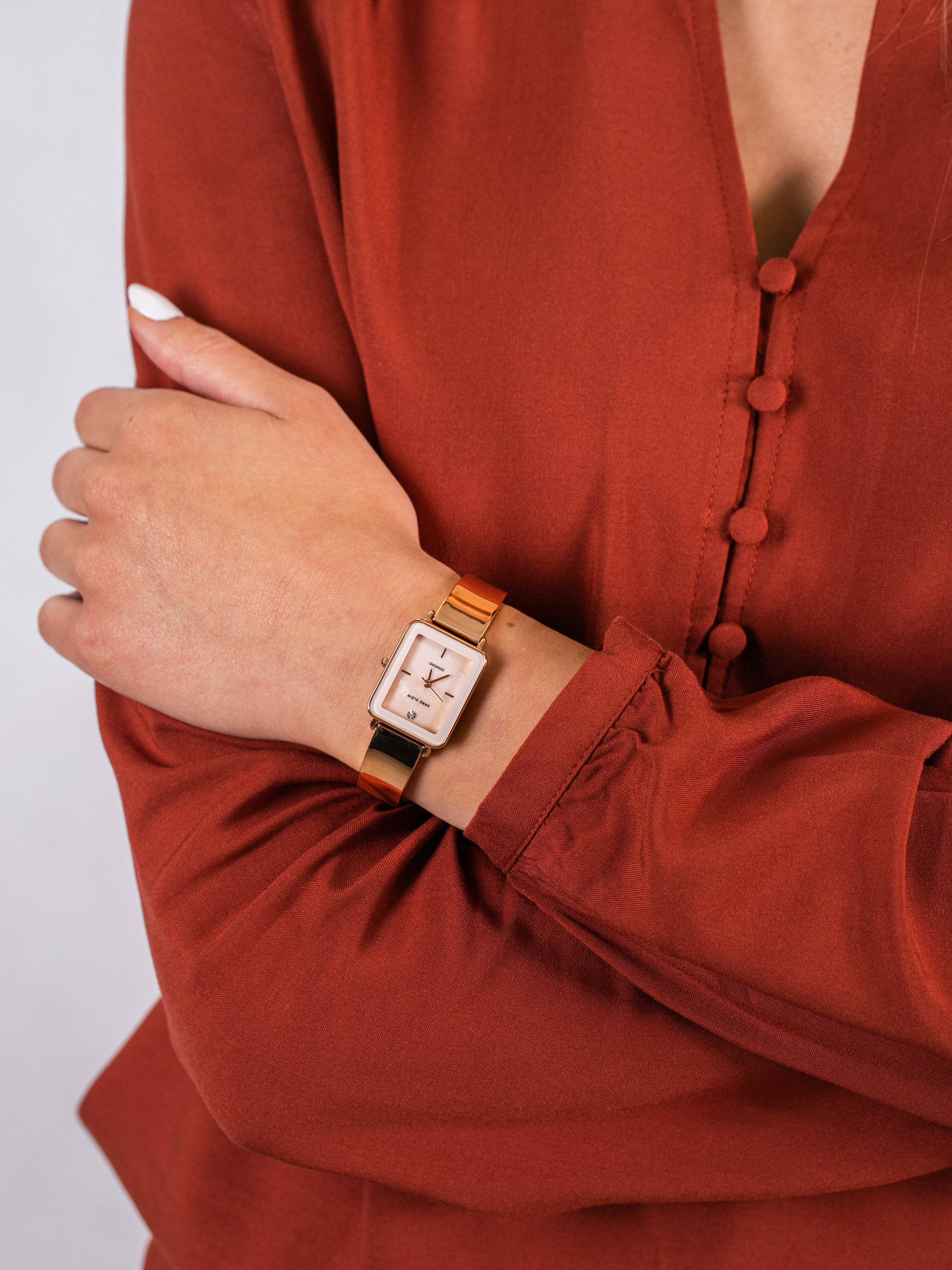 Anne Klein AK-3600BMRG damski zegarek Bransoleta bransoleta - miniatura 3