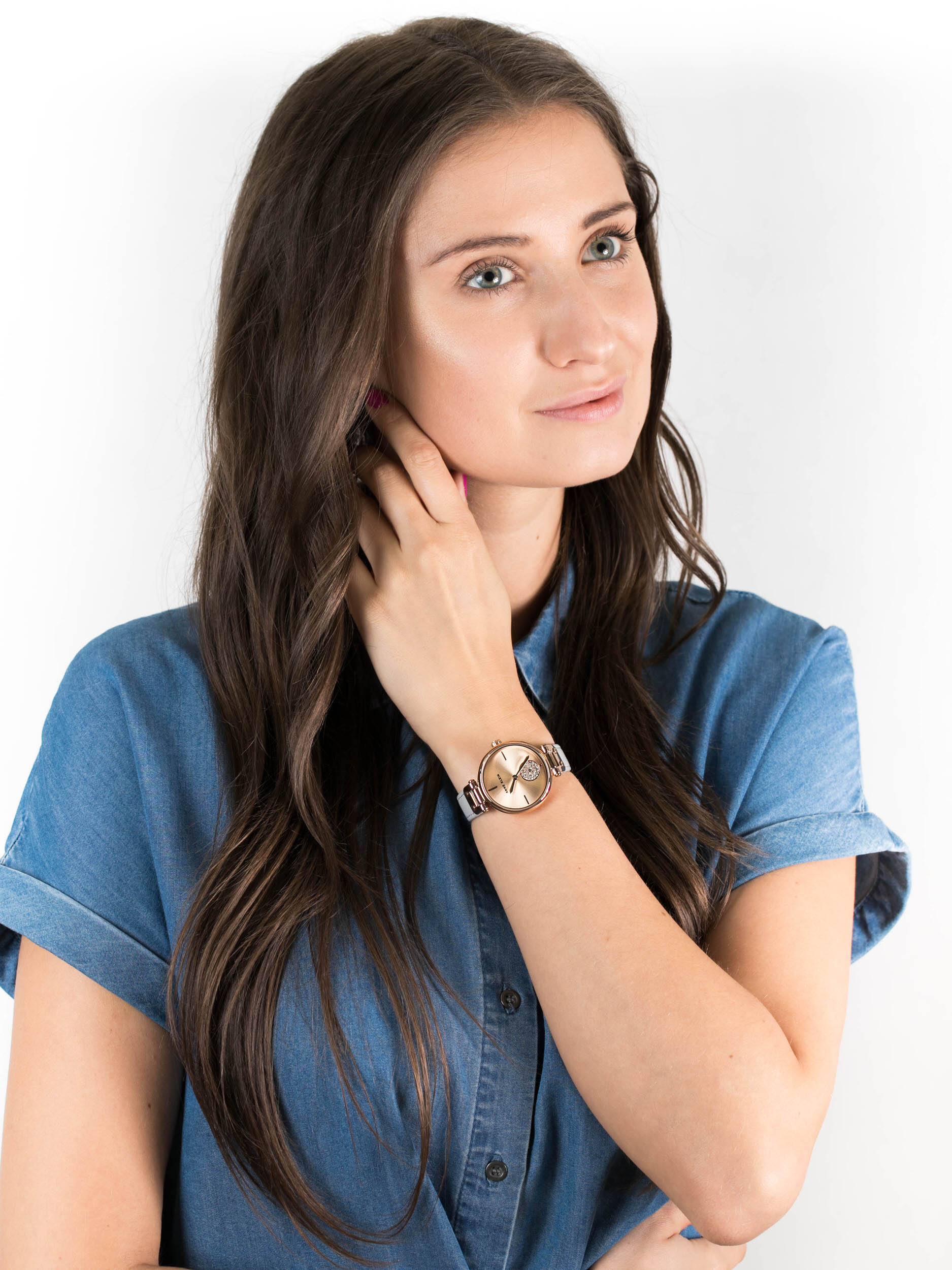 Anne Klein AK-3380RGLG zegarek damski Pasek - miniatura 2