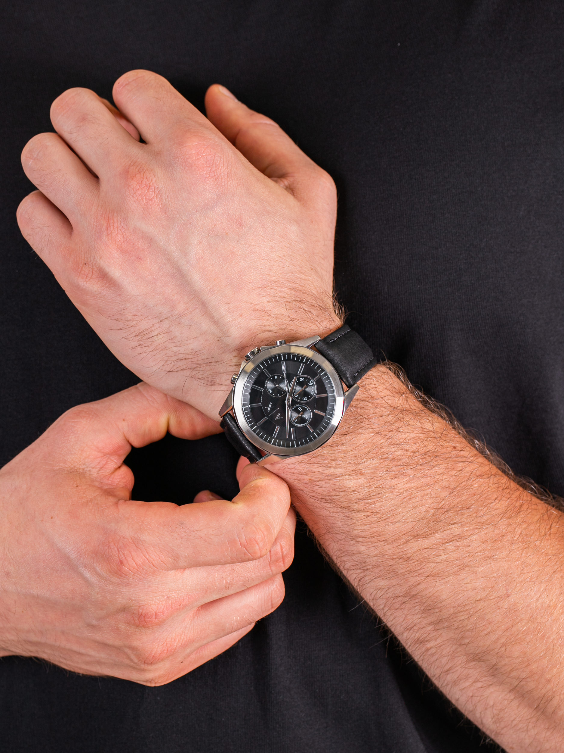 zegarek Armani Exchange AX2604 DREXLER męski z chronograf Fashion - miniatura 3