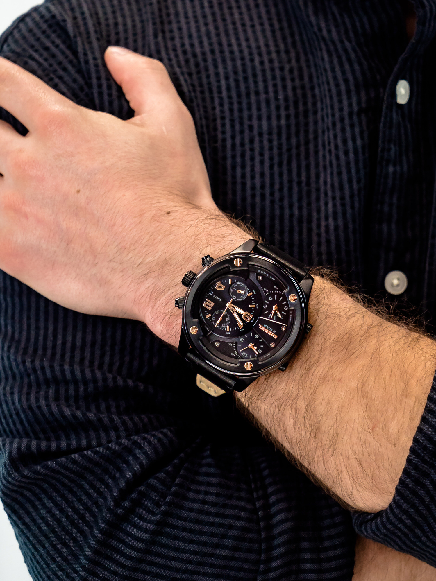 zegarek Diesel DZ7428 męski z chronograf Boltdown - miniatura 3