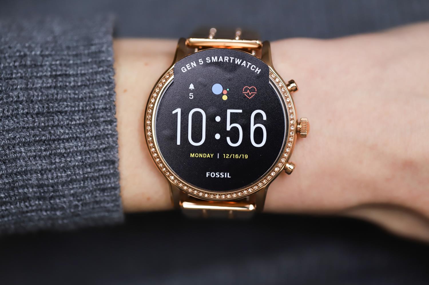zegarek Fossil Smartwatch FTW6035 różowe złoto Fossil Q - miniatura 7