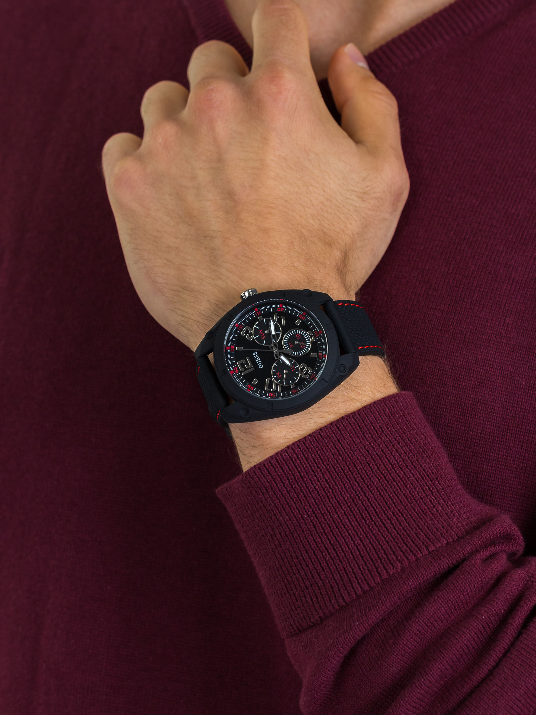 Guess W1256G1 męski zegarek Męskie pasek - miniatura 3