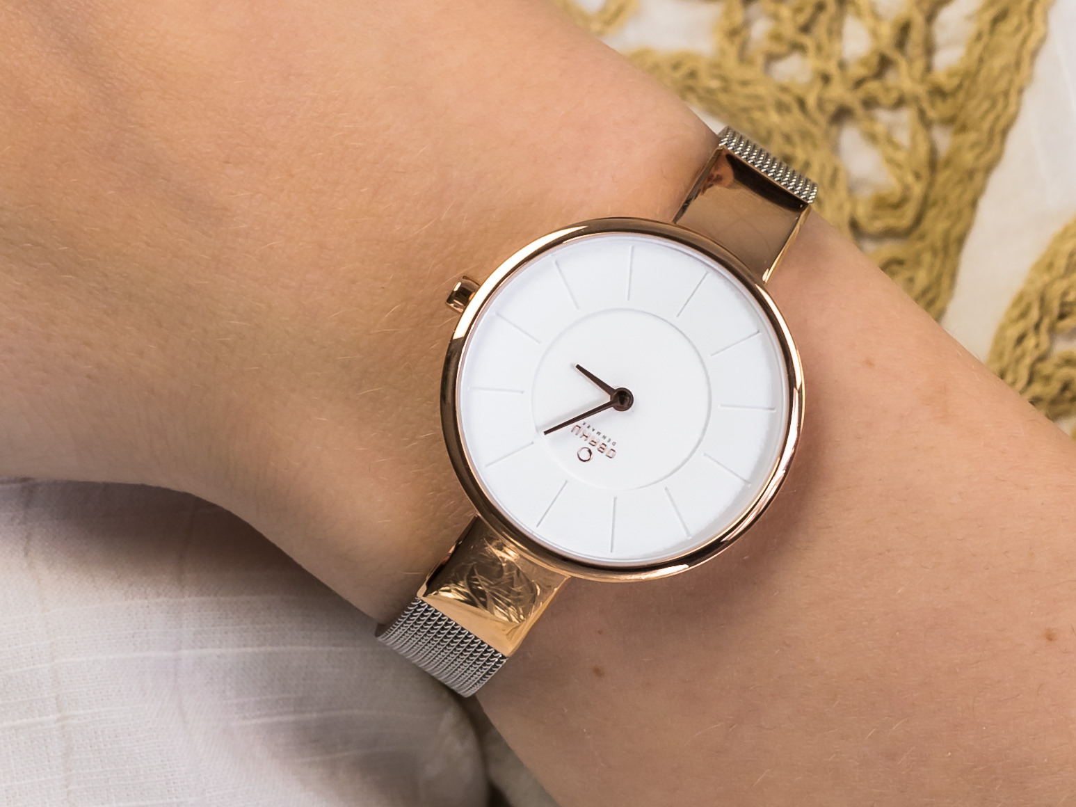 Obaku Denmark V149LVIMC zegarek fashion/modowy Slim - miniatura 4