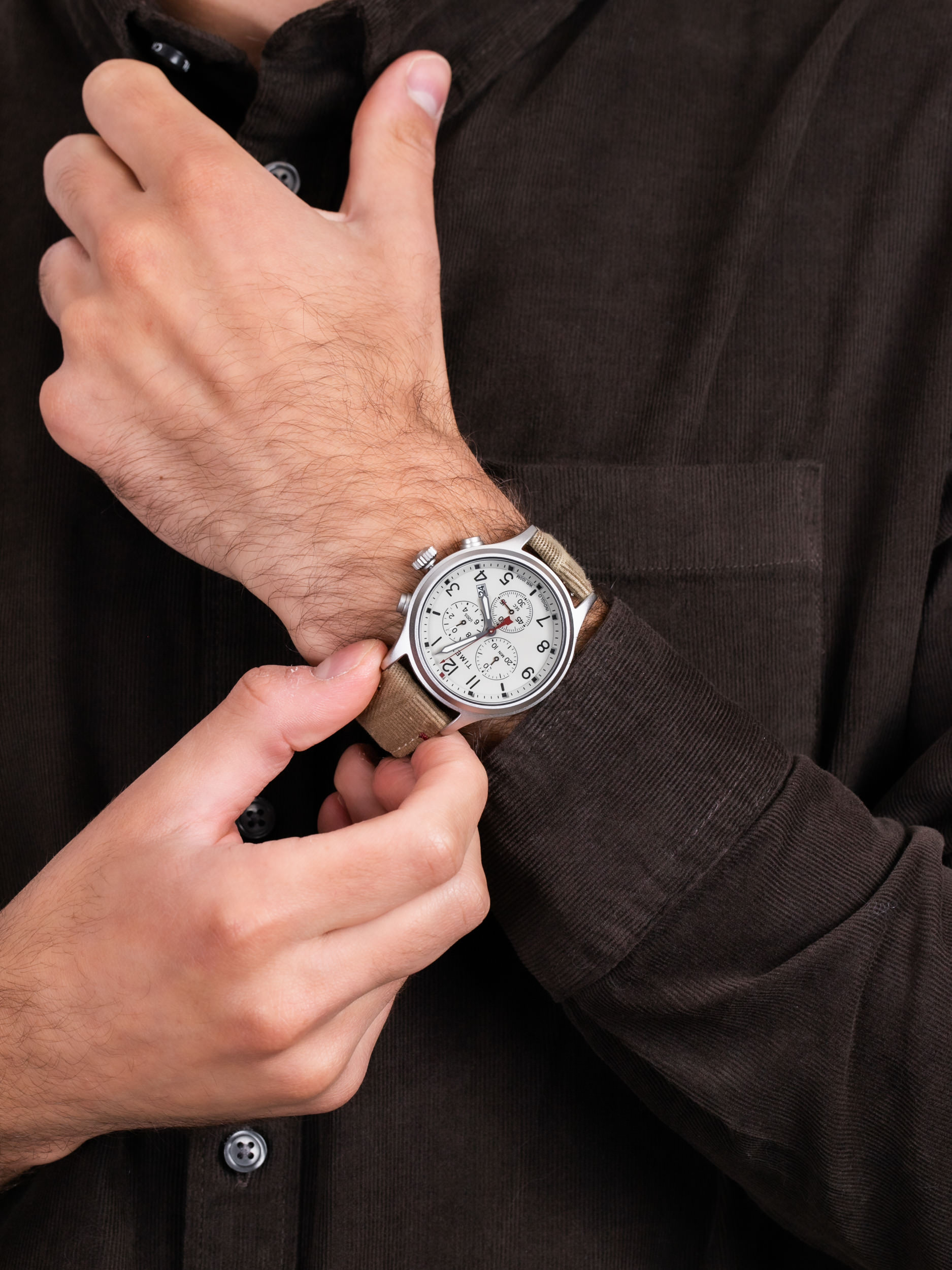 zegarek Timex TW2R60500 męski z chronograf Allied - miniatura 3