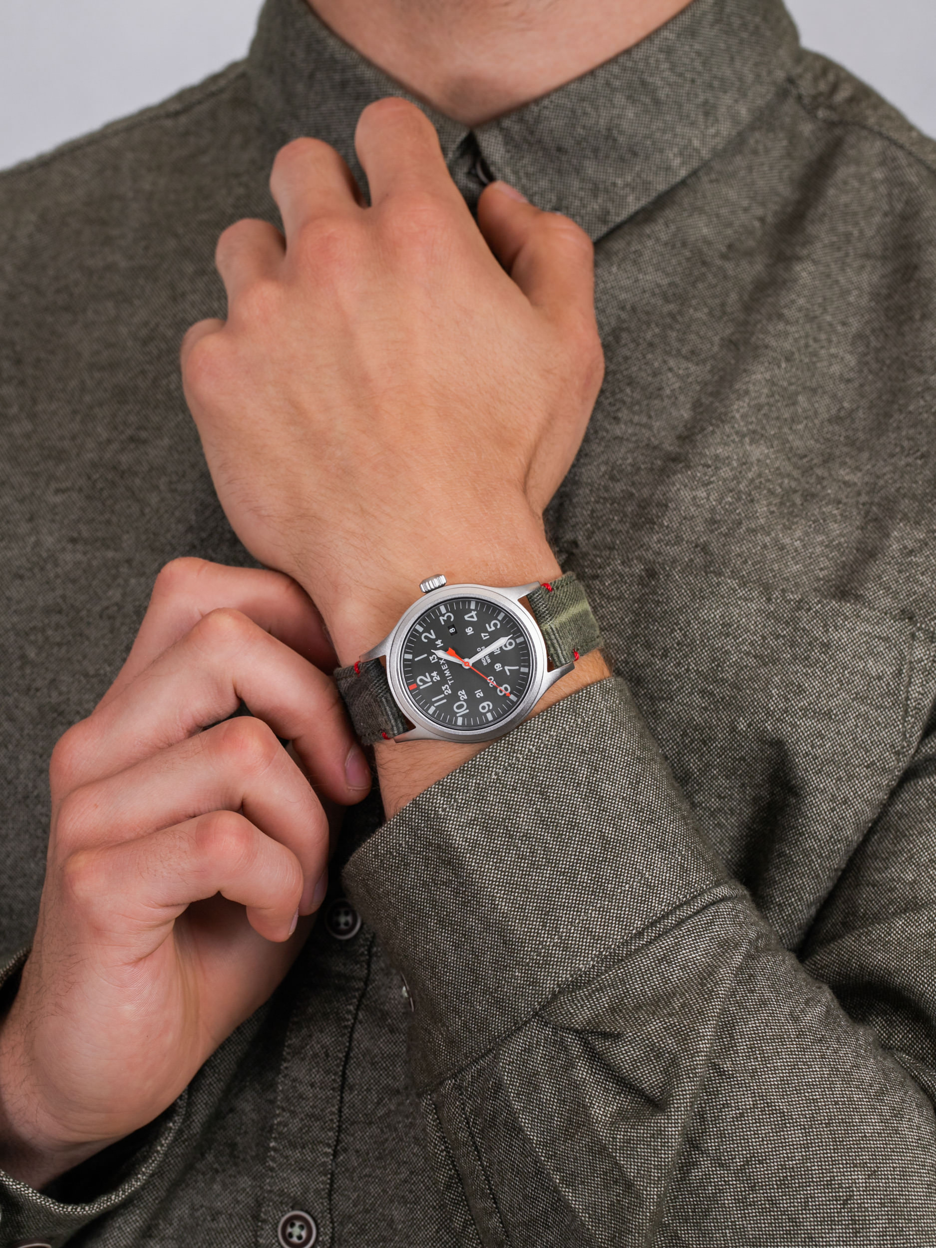 Timex TW2R60900 męski zegarek Allied pasek