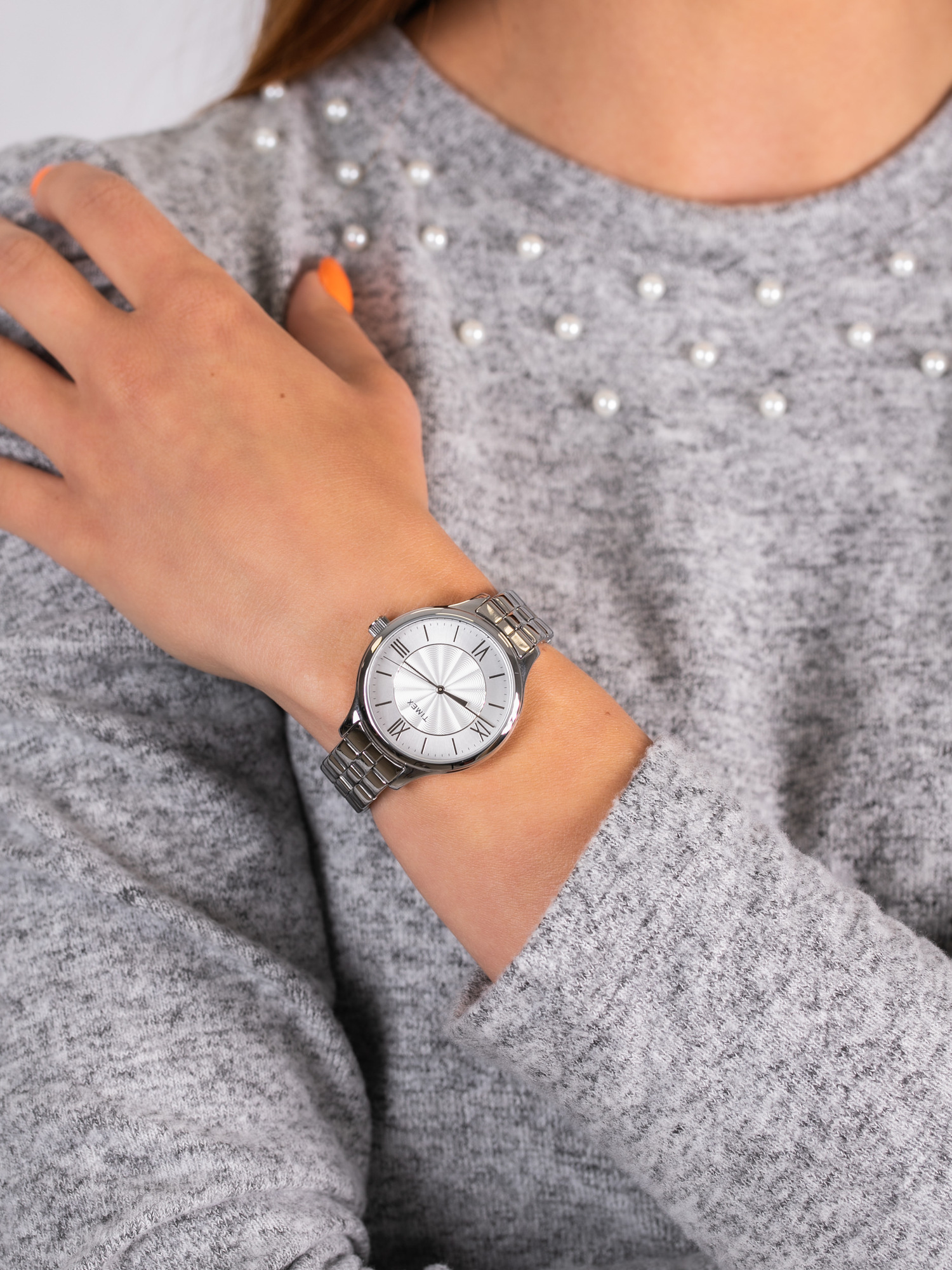 Timex TW2R28200 damski zegarek Fashion bransoleta
