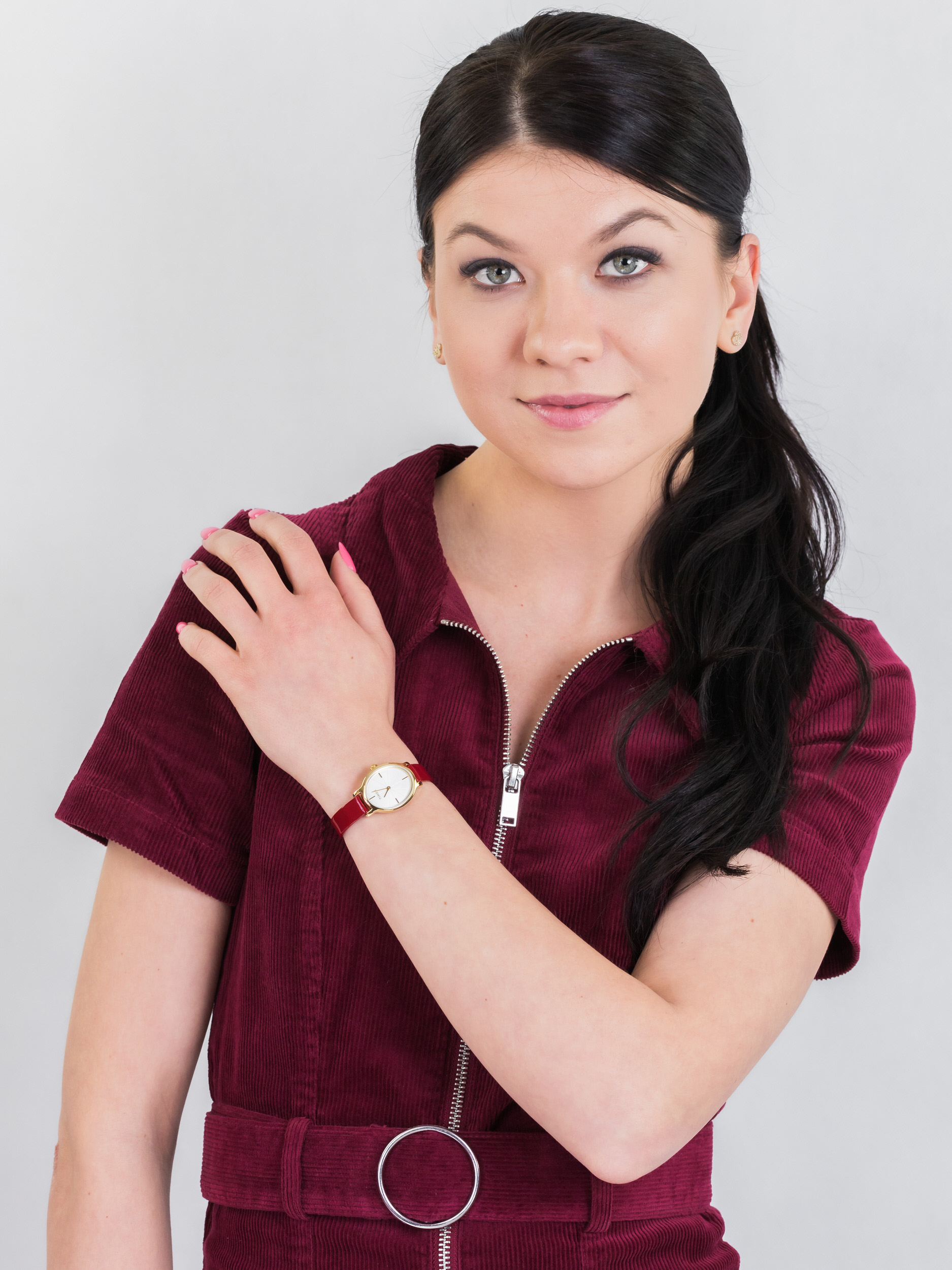 Timex TW2R94700 zegarek złoty fashion/modowy Milano pasek - miniatura 2