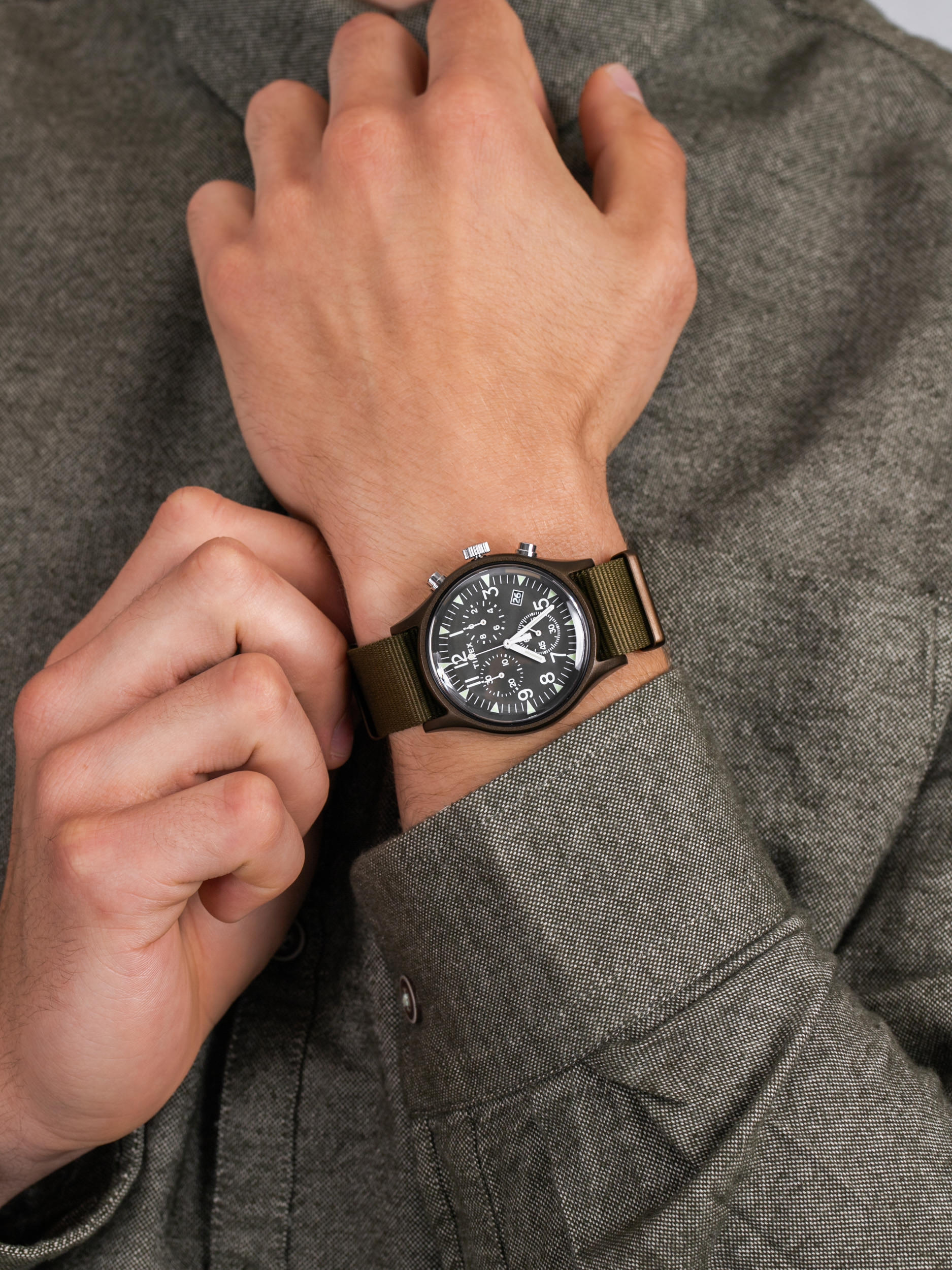 zegarek Timex TW2R67800 MK1 męski z chronograf MK1 - miniatura 3